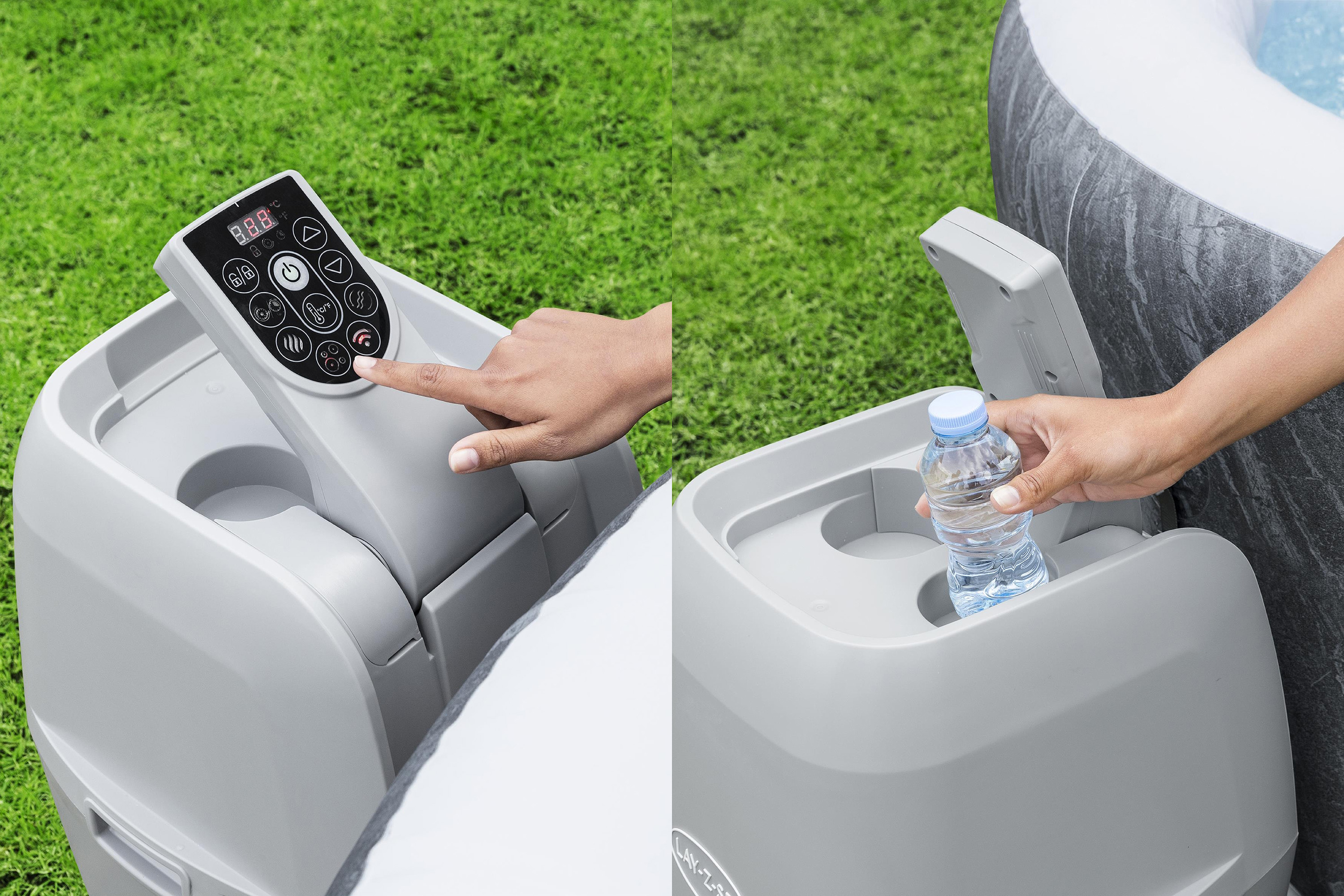 LAY-Z-SPA® WLAN-Whirlpool Boracay AirJet™ Ø 180 x 66 cm, rund