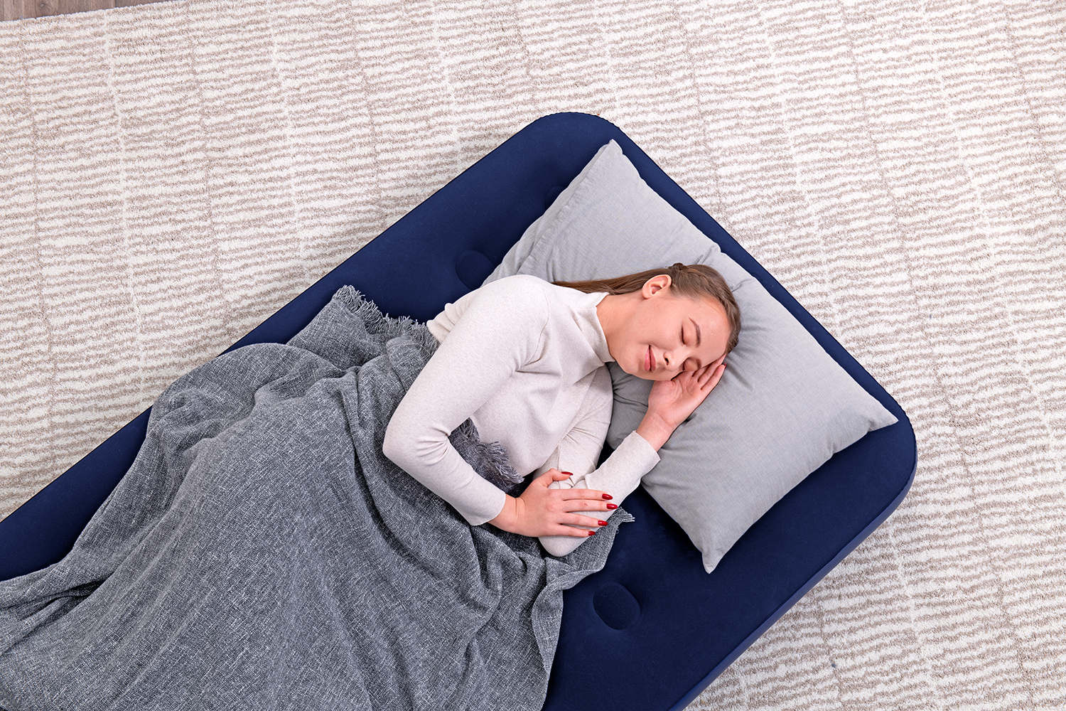 Single Luftbett Blue Horizon Single 188 x 99 x 22 cm Single Luftbett Blue Horizon Single 188 x 99 x 22 cm