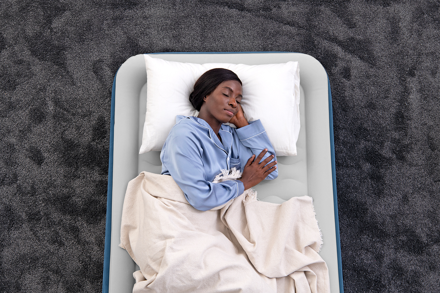 AlwayzAire® Single-Luftbett mit integrierter Doppelpumpe 191 x 97 x 46 cm