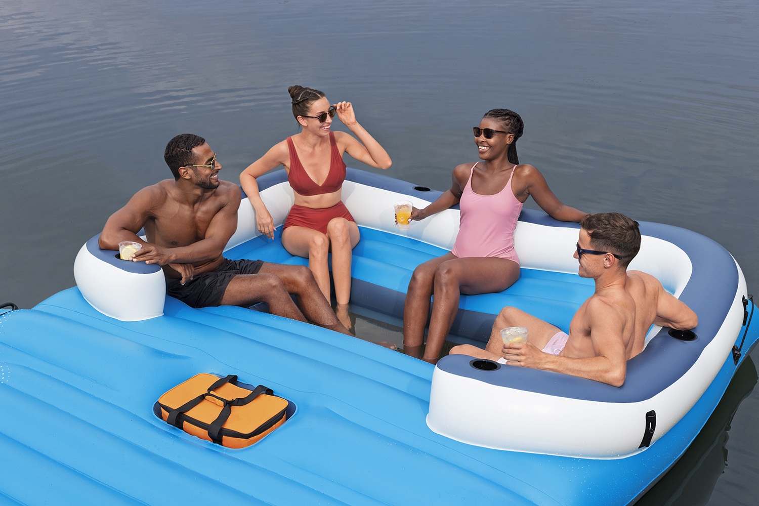 Hydro Force® 6-Personen-Badeinsel Tropical Breeze 389 x 274 cm