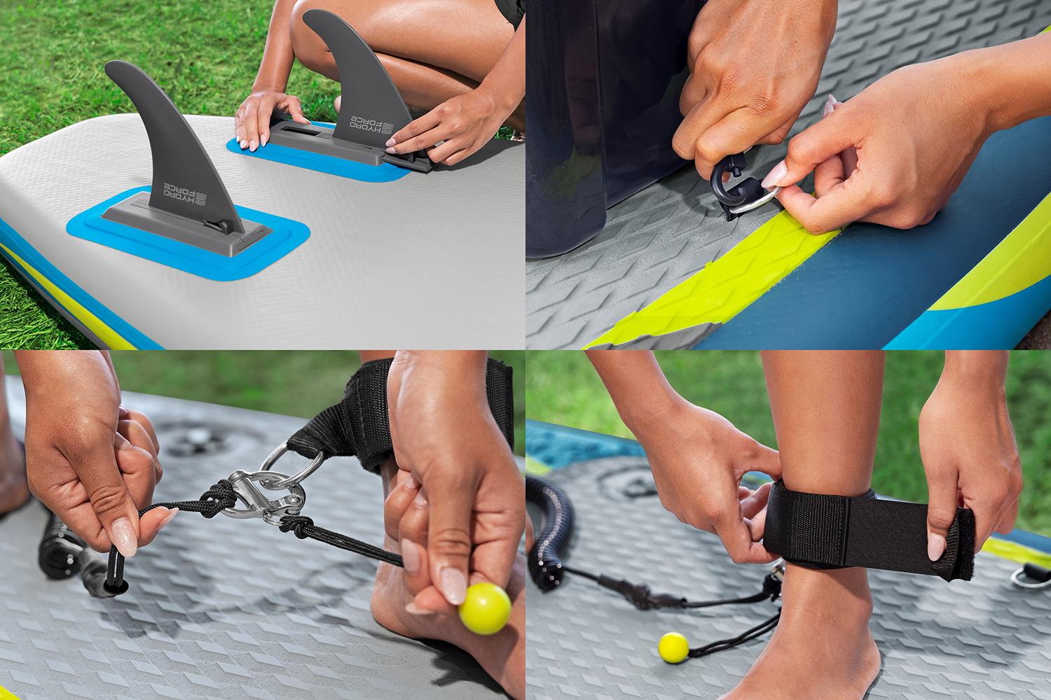 Hydro Force® SUP Touring Board-Set Aqua Glider™ 320 x 79 x 12 cm