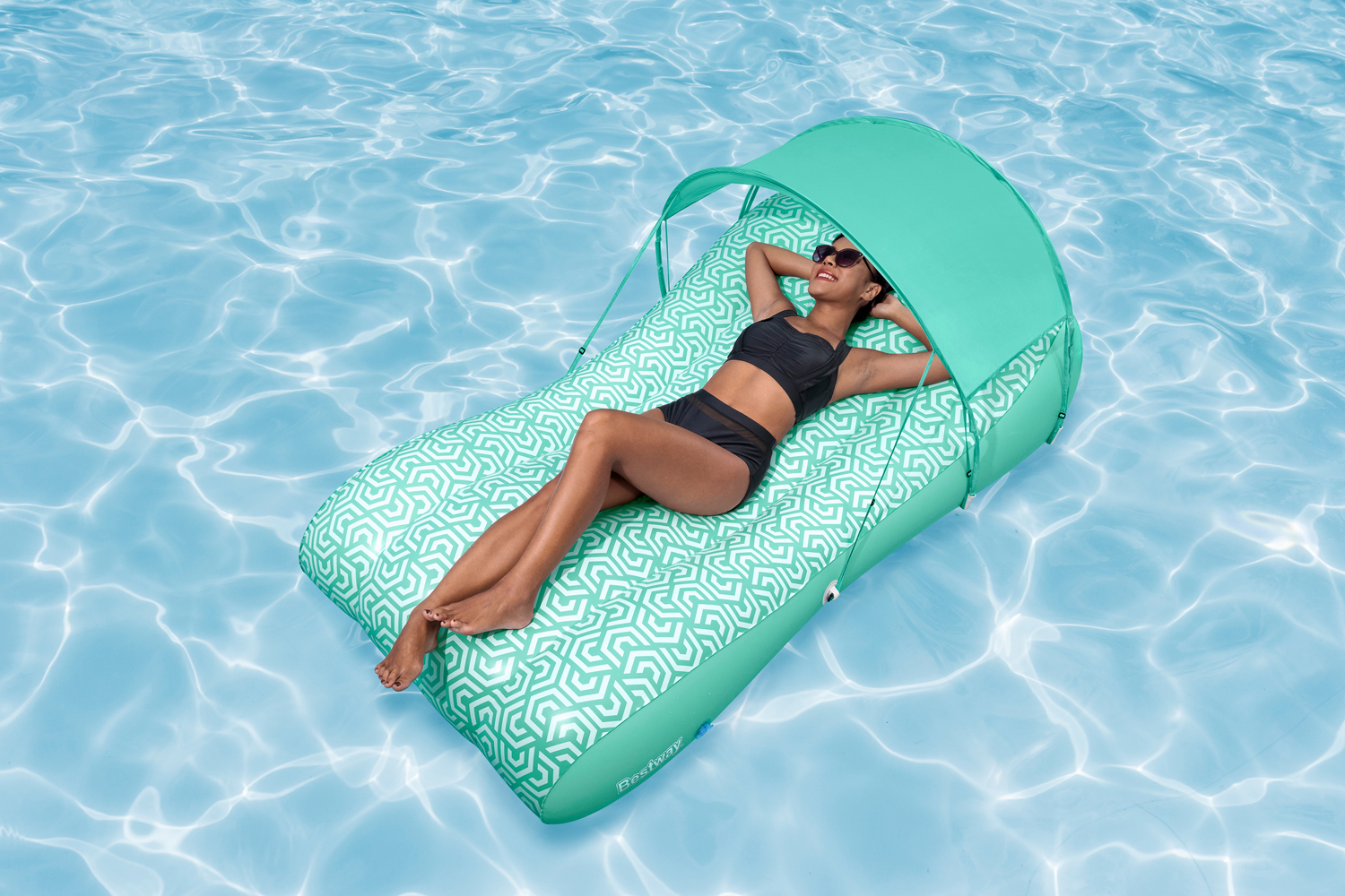 Luftmatratze Comfy Chill™ mit Sonnenschutzdach 178 x 102 cm