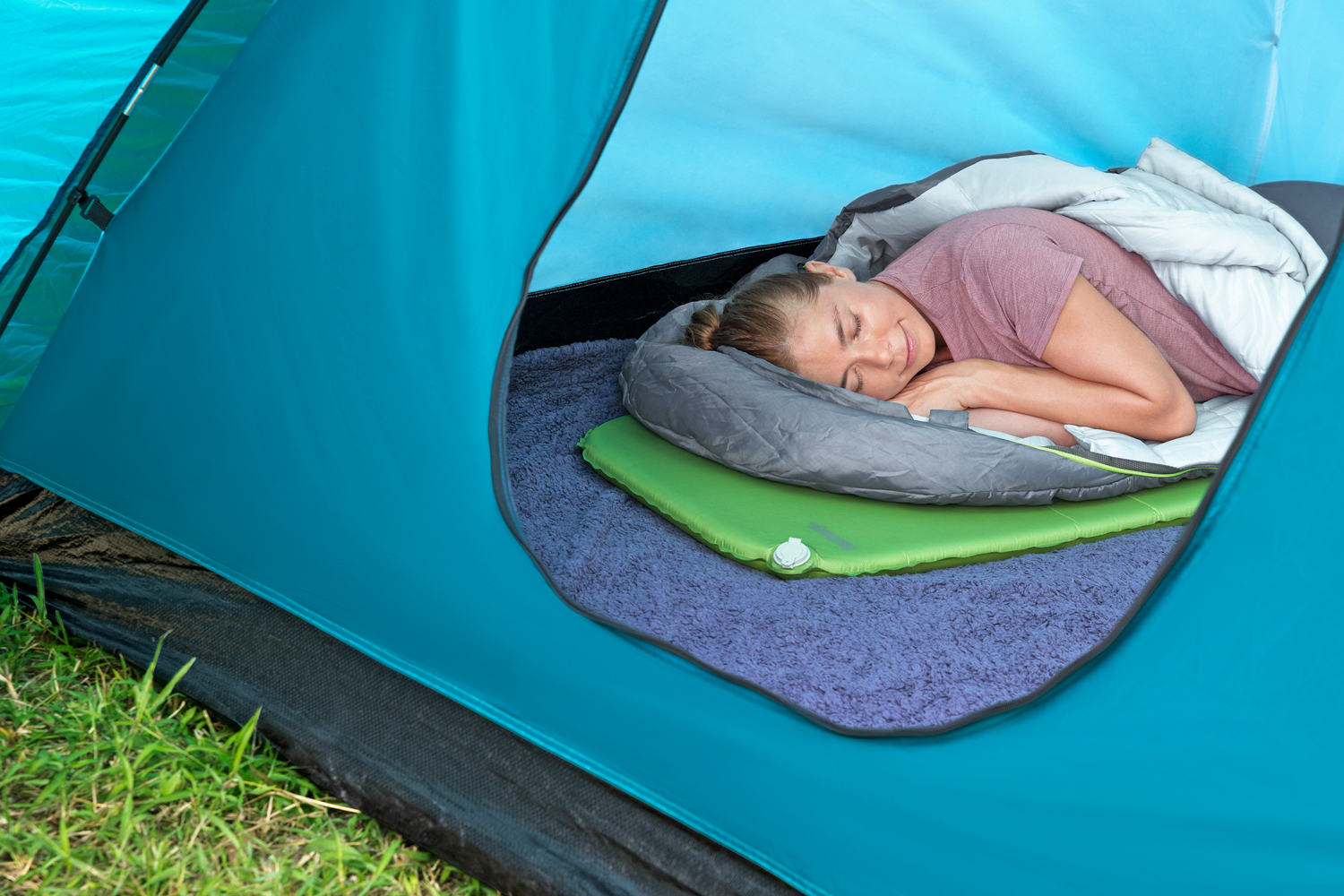 selbstaufblasende Single-Schlafmatte TerrainLite™ für Mumienschlafsäcke 183 x 51 x 2,5 cm