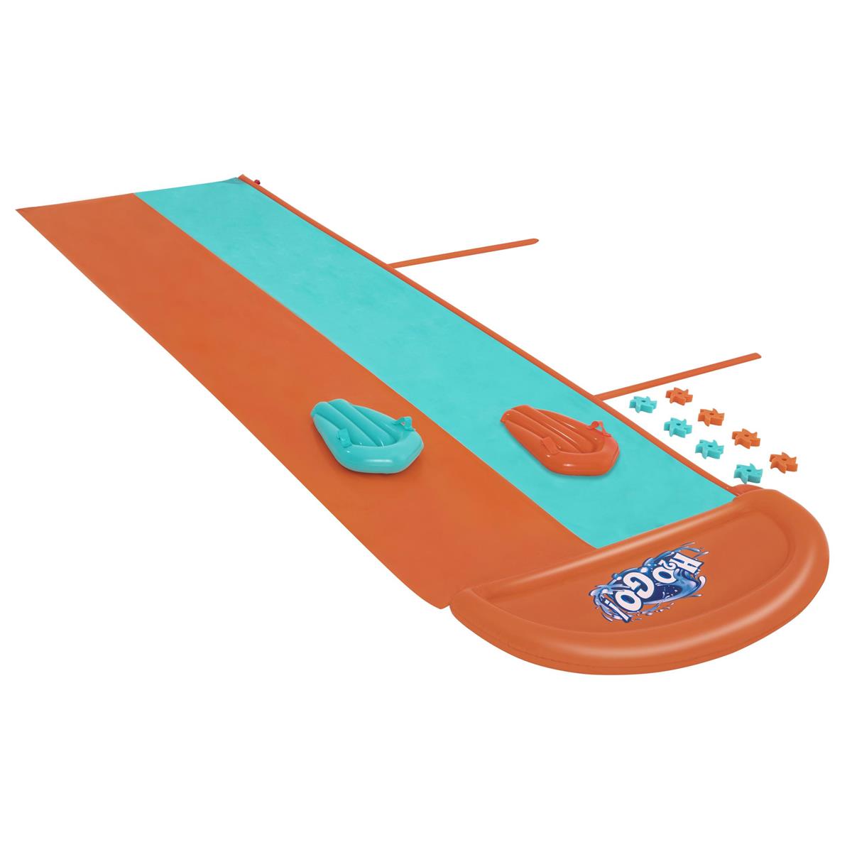 H2OGO!® 2-Personen-Wasserrutsche Sponge Soakers™ 488 x 225 cm