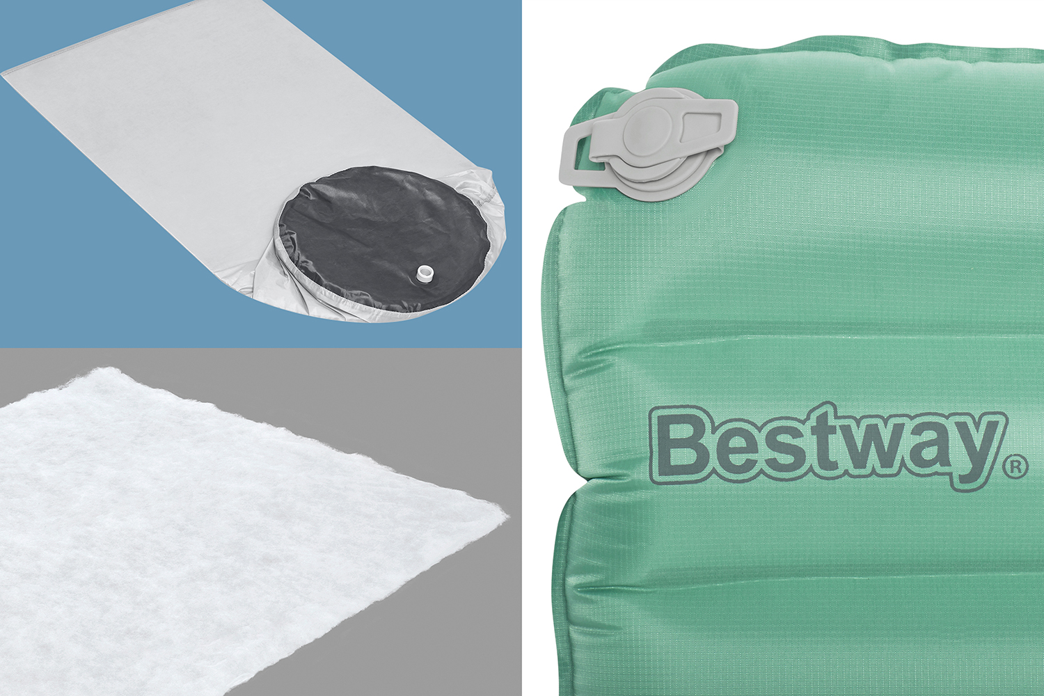 Aufblasbare Single-XL-Isomatte AdventuRest™ 198 x 71 x 7,5 cm