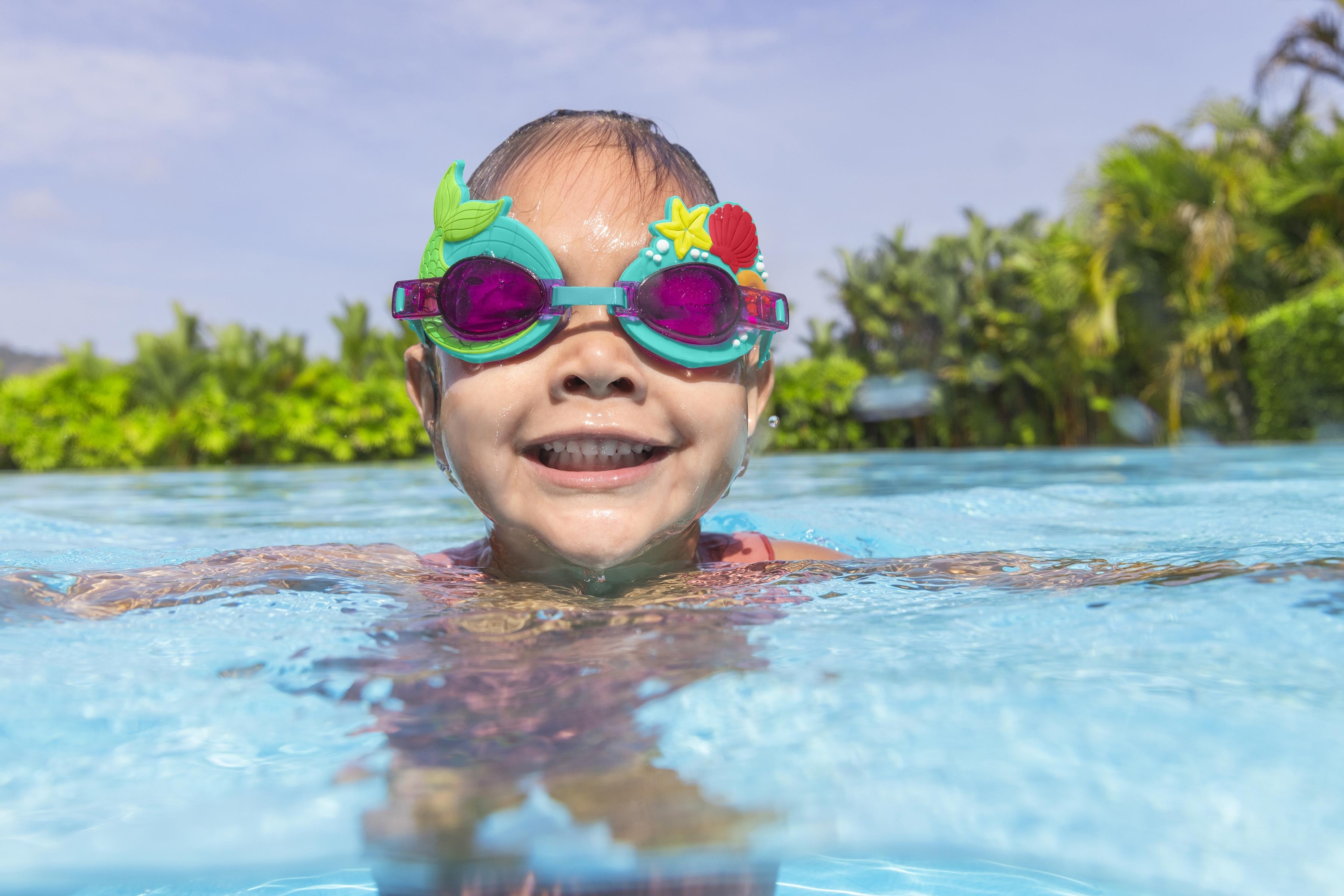 Aqua Pals™ Schwimmbrille ab 3 Jahren, Meerjungfrau