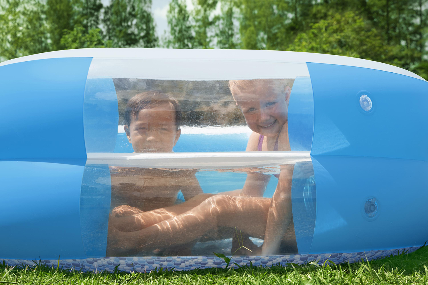 Splash View™ Family Pool mit Seitenfenster 270 x 198 x 51 cm