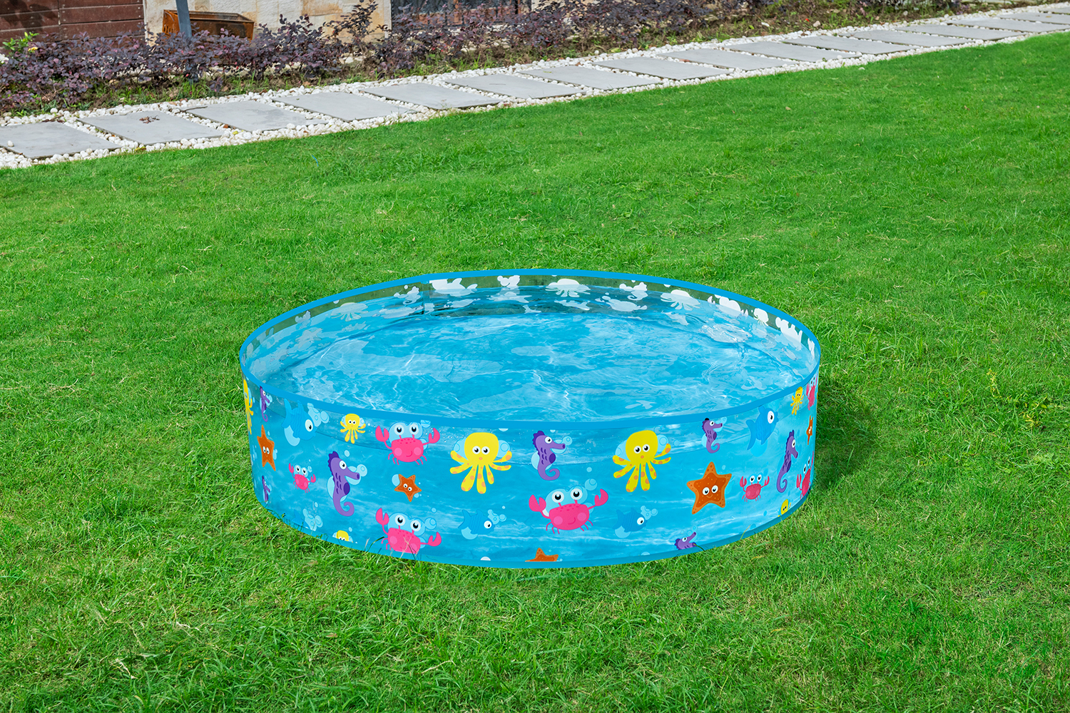 Bestway® ?48" x H10"/?1.22m x H25cm Fill 'N Fun Sparking Sea Pool Bestway® ?48" x H10"/?1.22m x H25cm Fill 'N Fun Sparking Sea Pool
