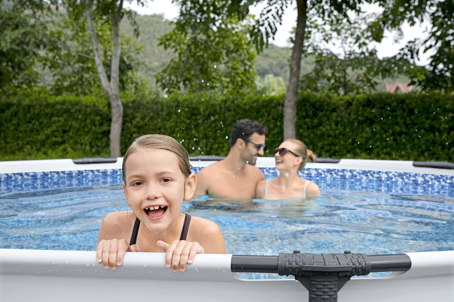 Steel Pro MAX™ Frame Pool ohne Pumpe Ø 305 x 76 cm, lichtgrau, rund