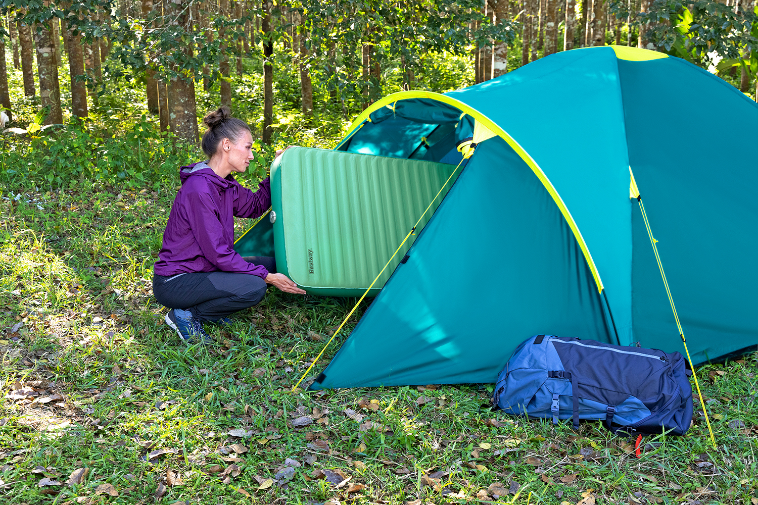 Aufblasbare Single XL Schlafmatte ComforTrek™ 198 x 63,5 x 10,8 cm Aufblasbare Single XL Schlafmatte ComforTrek™ 198 x 63,5 x 10,8 cm