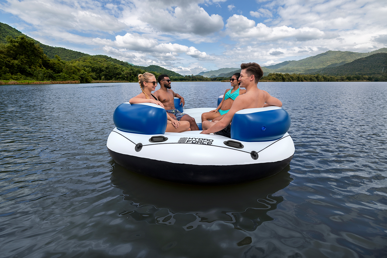Hydro-Force™ 4 Personen Badeinsel Lazy Dayz™ Ø 256 cm