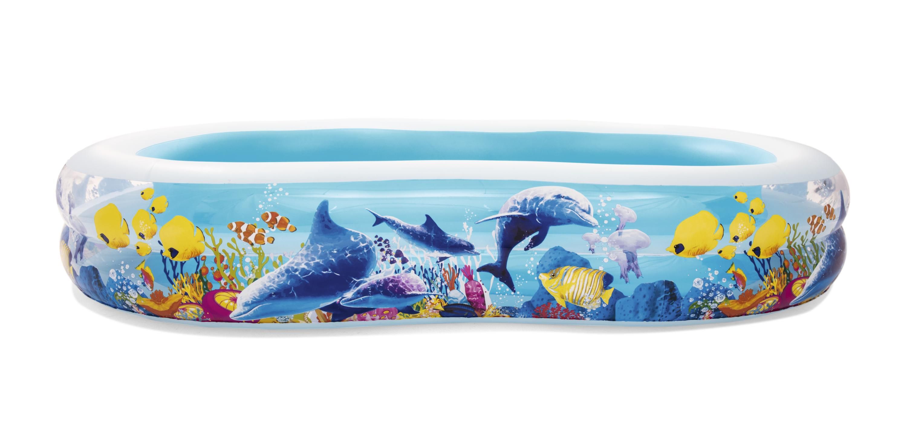 Family Pool Sea Ground 262 x 157 x 46 cm, oval