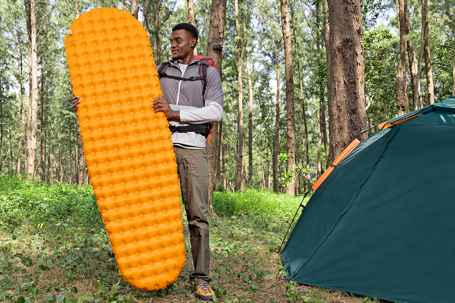 Aufblasbare Single-TPU-Isomatte Ridgelite™ für Mumienschlafsäcke 183 x 51 x 7,5 cm