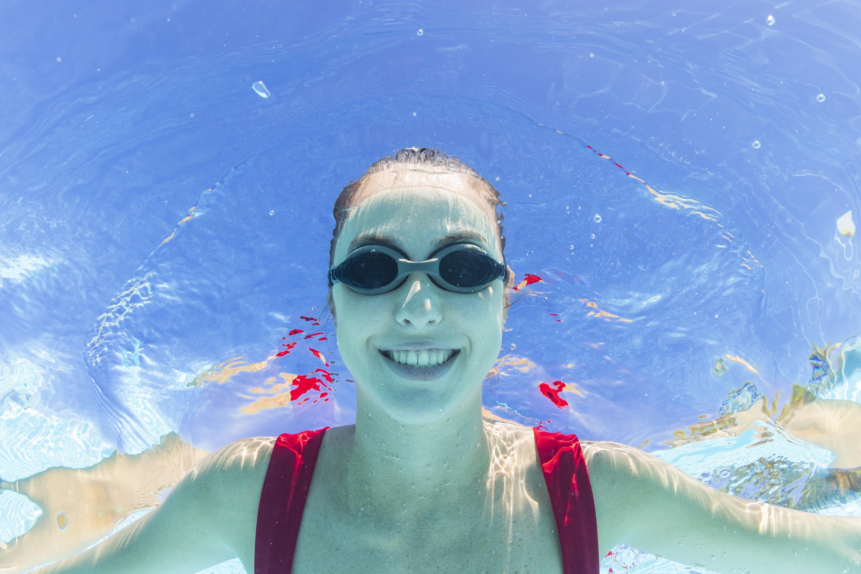 Lightning Pro™ Schwimmbrille ab 14 Jahren, Schwarz