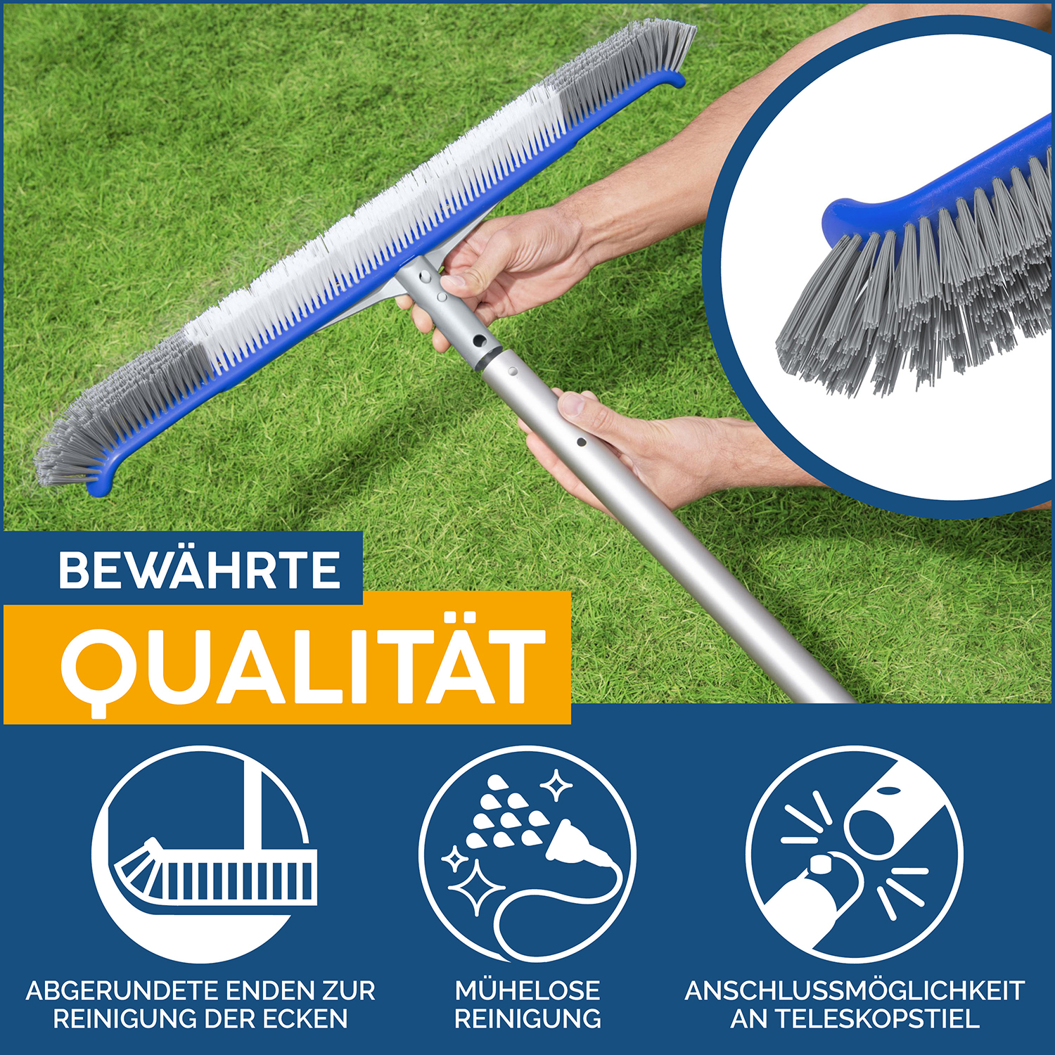 Flowclear™ Poolbesenaufsatz AquaBroom™ Deluxe