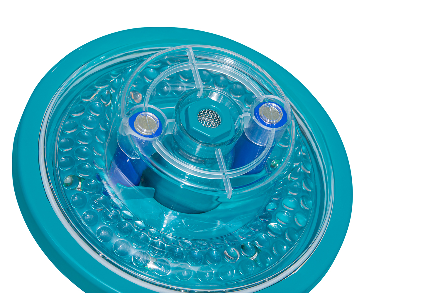 akkubetriebene LED-Wasserfontäne Ø 18,9 x 9,3 cm