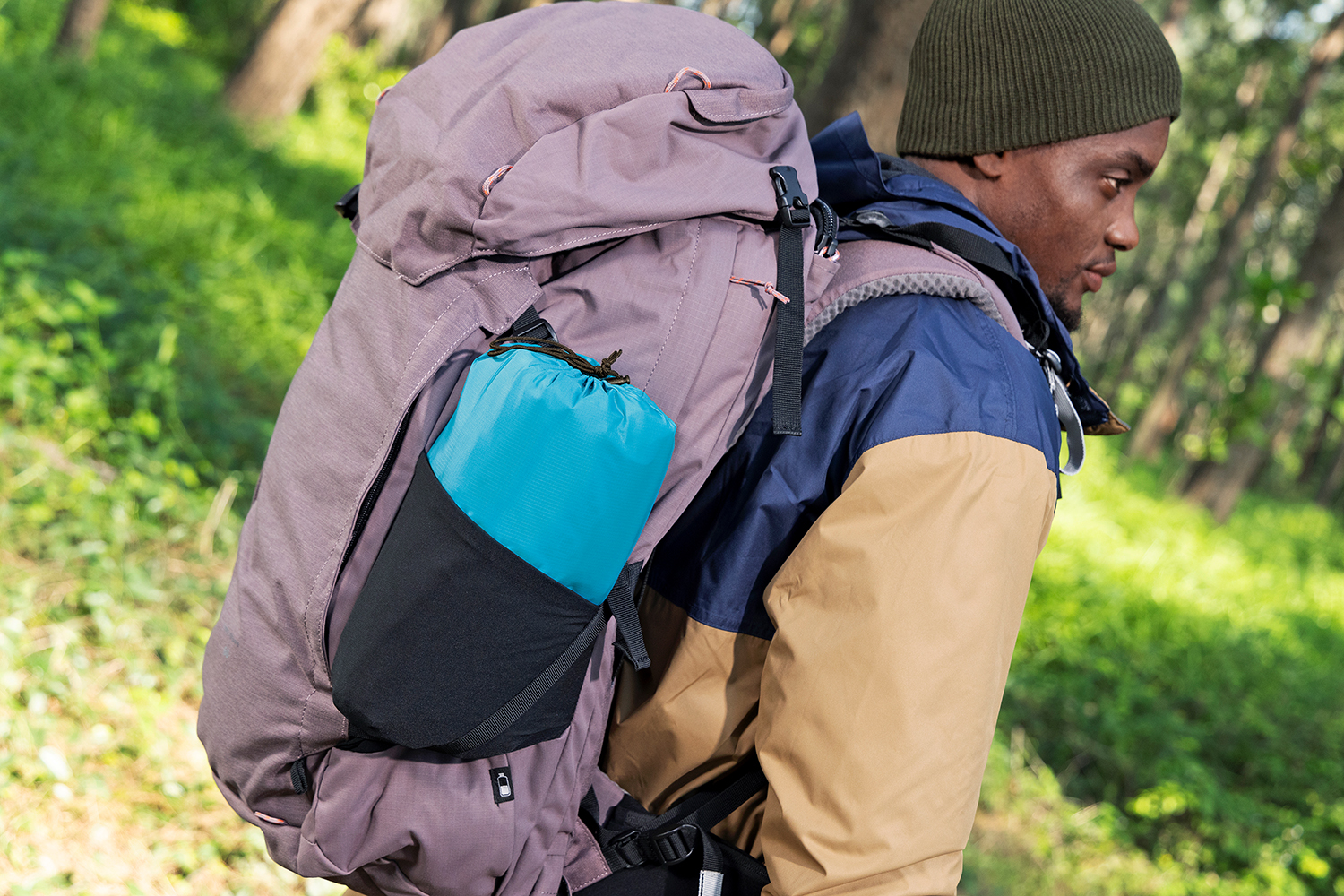 Aufblasbare Single-XL-Isomatte AlpineLite™ für Mumienschlafsäcke 183 x 63,5 x 7,5 cm