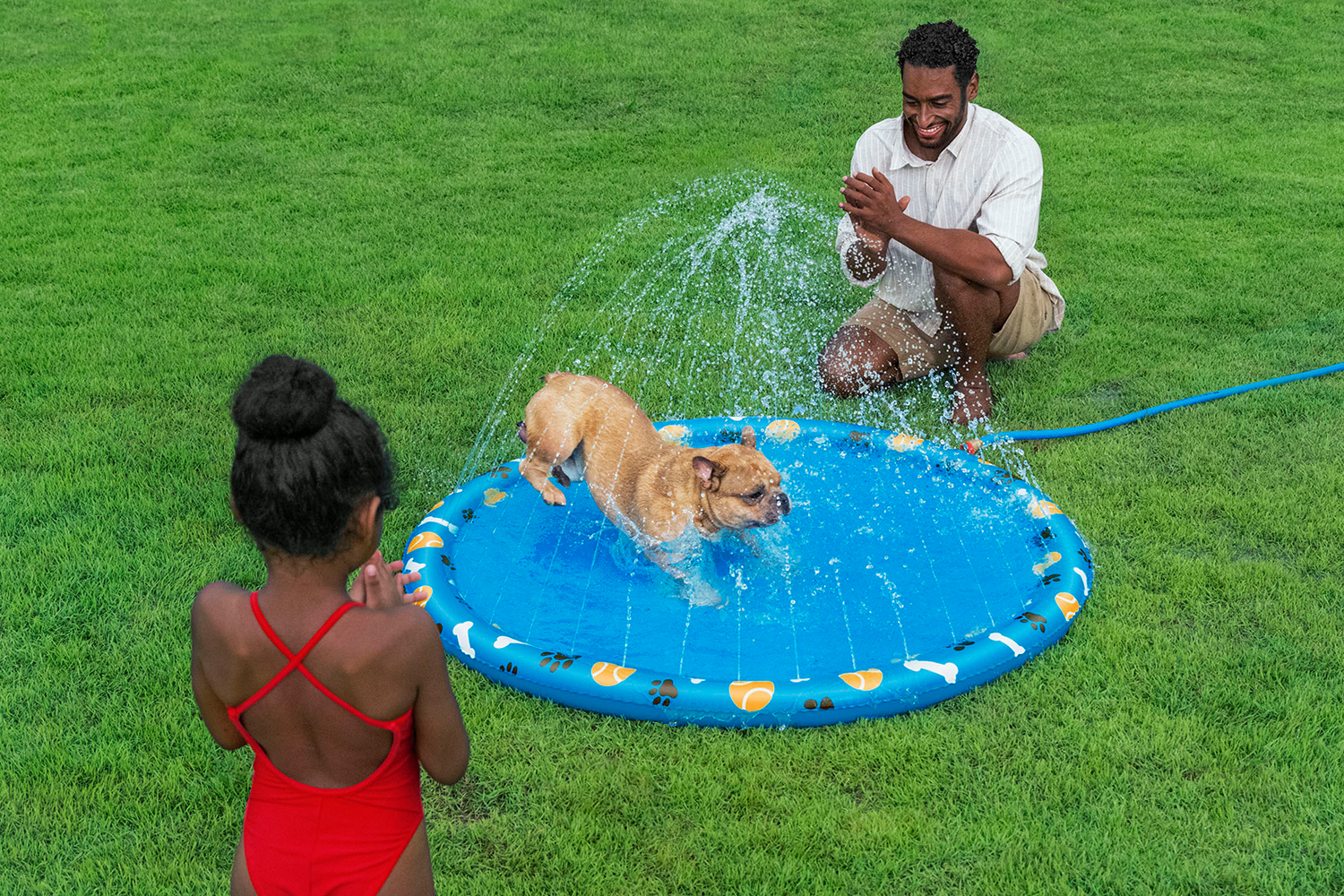 Wassermatte Pfote für Haustiere Ø 147 cm