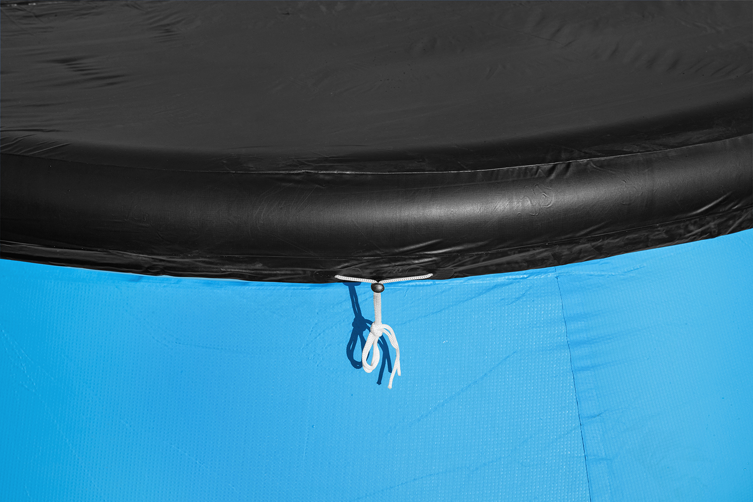 PVC-Abdeckplane Ø 240 cm, schwarz, rund