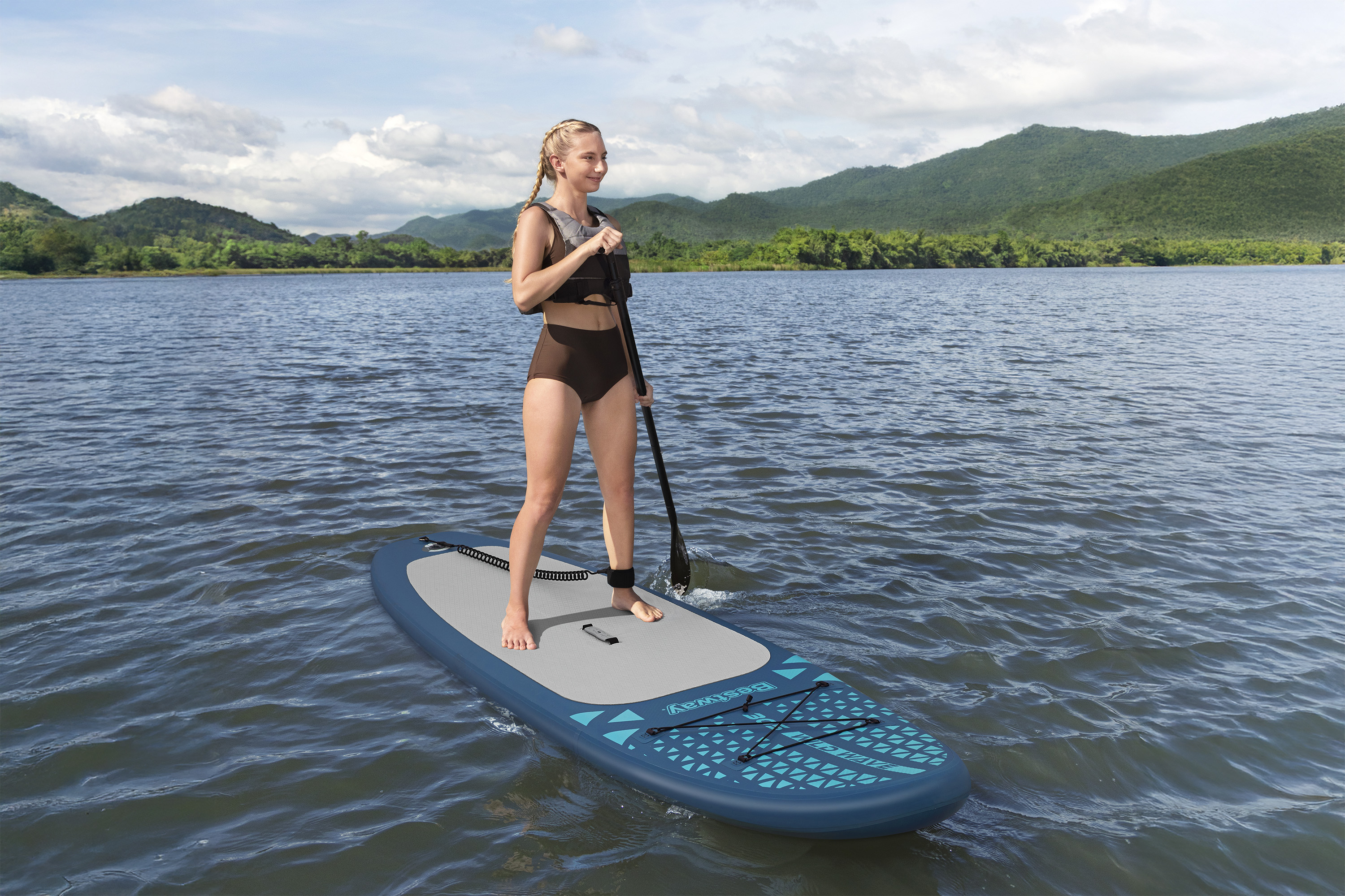 SUP Allround Board-Set Wildwave™ 305 x 76 x 12 cm