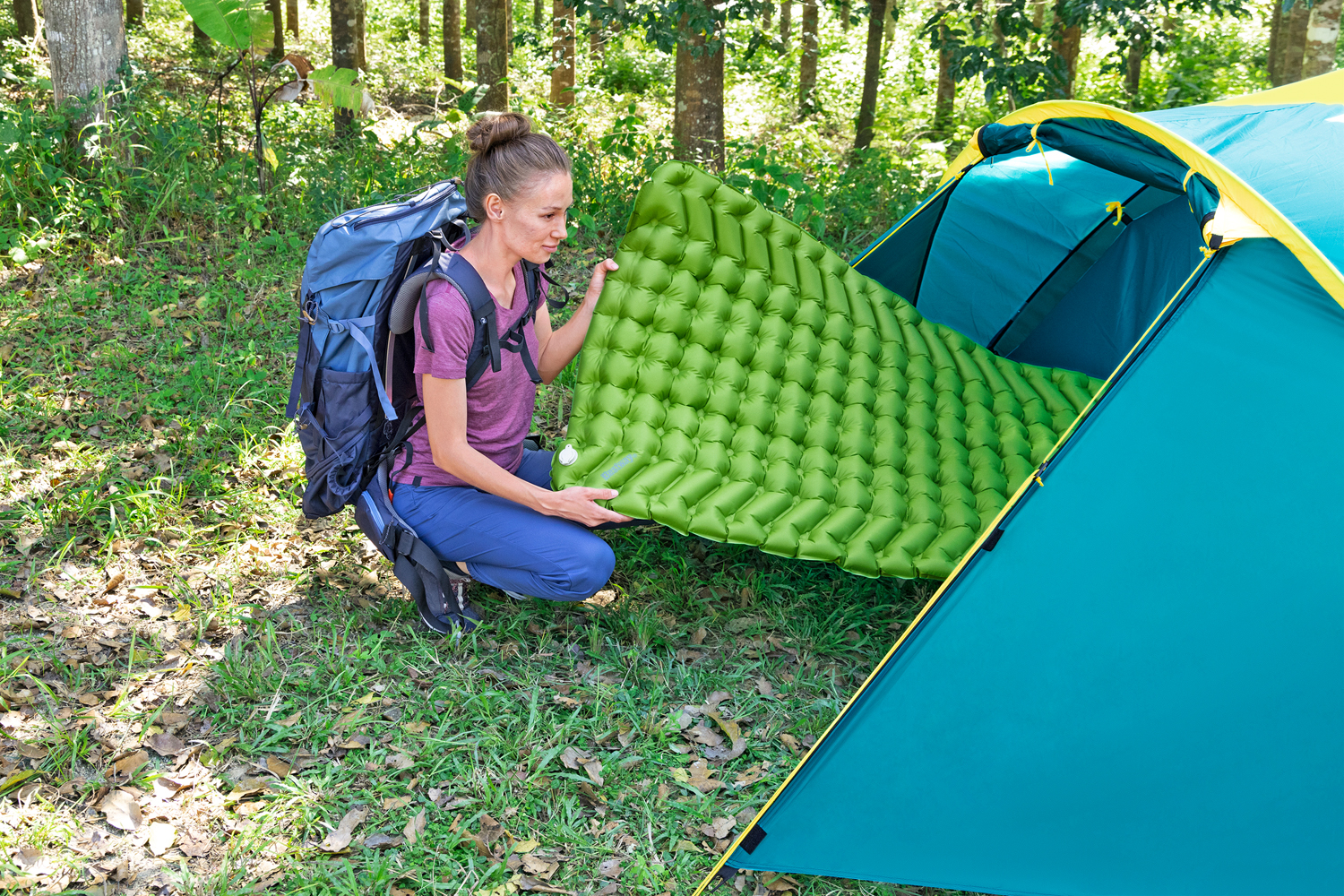 aufblasbare Single-XL-Isomatte WanderLite™ 198 x 71 x 6,5 cm
