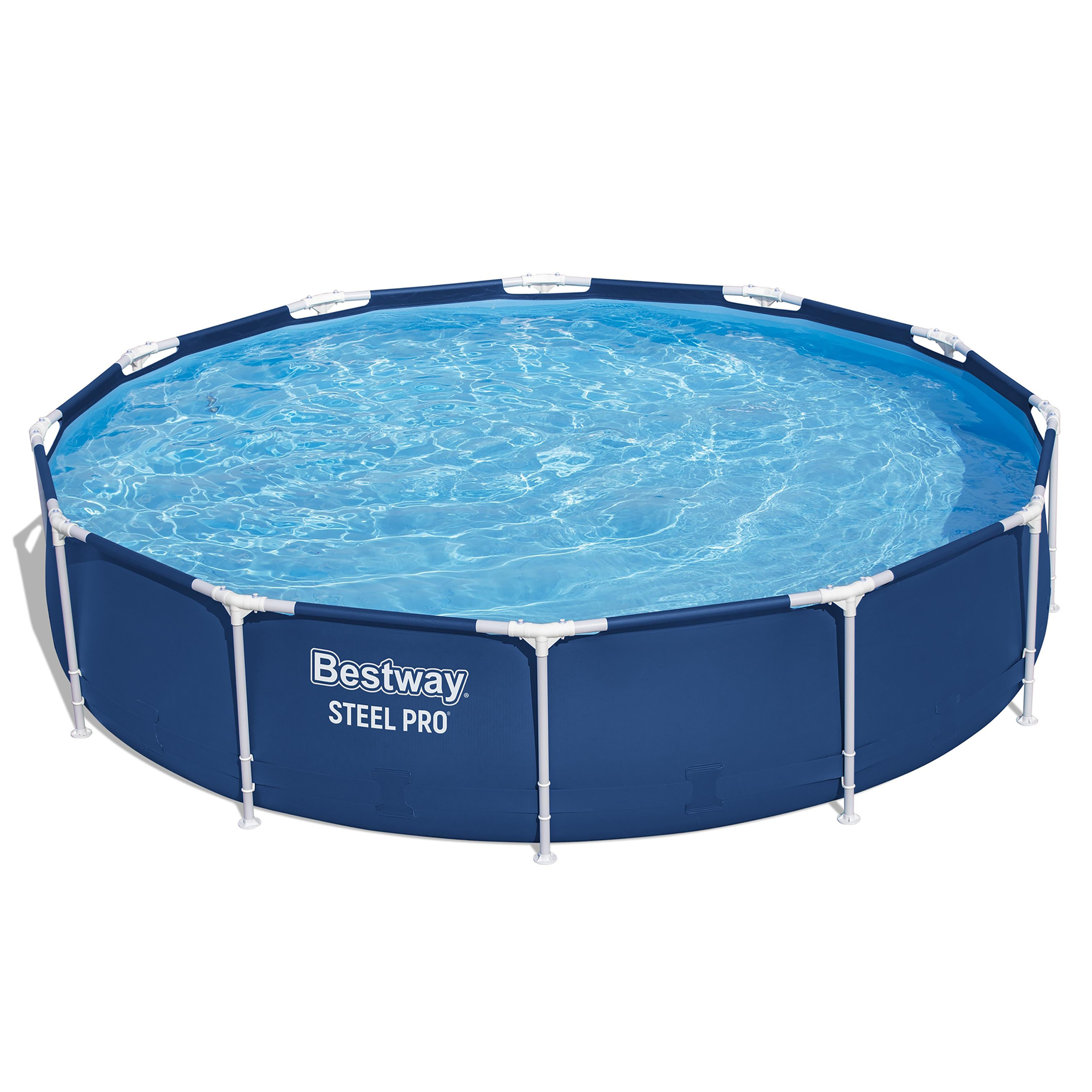 Steel Pro® Frame Pool ohne Pumpe Ø 366 x 76 cm, dunkelblau, rund