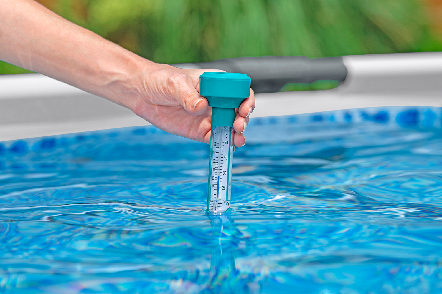 Schwimmendes Poolthermometer