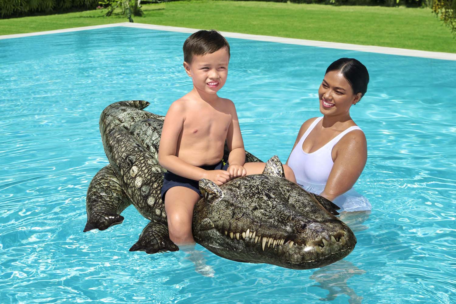 Realistic Reptile™ Schwimmtier 193 x 94 cm