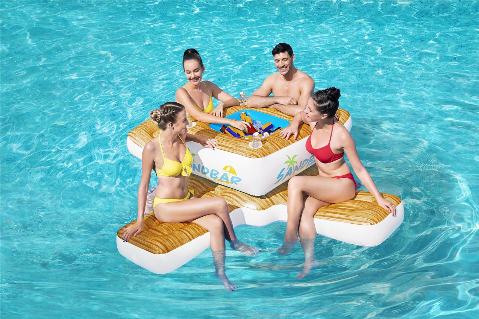Badeinsel, Sandbar, 246 x 246 cm