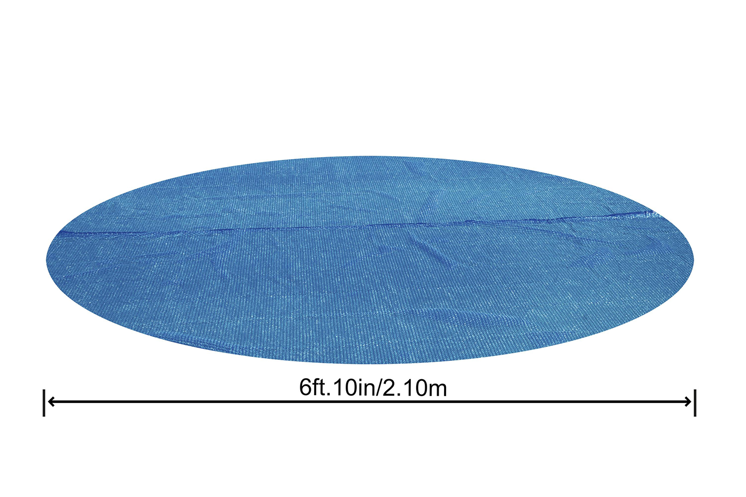 Flowclear™ PE-Solarabdeckplane Ø 210 cm, blau, rund