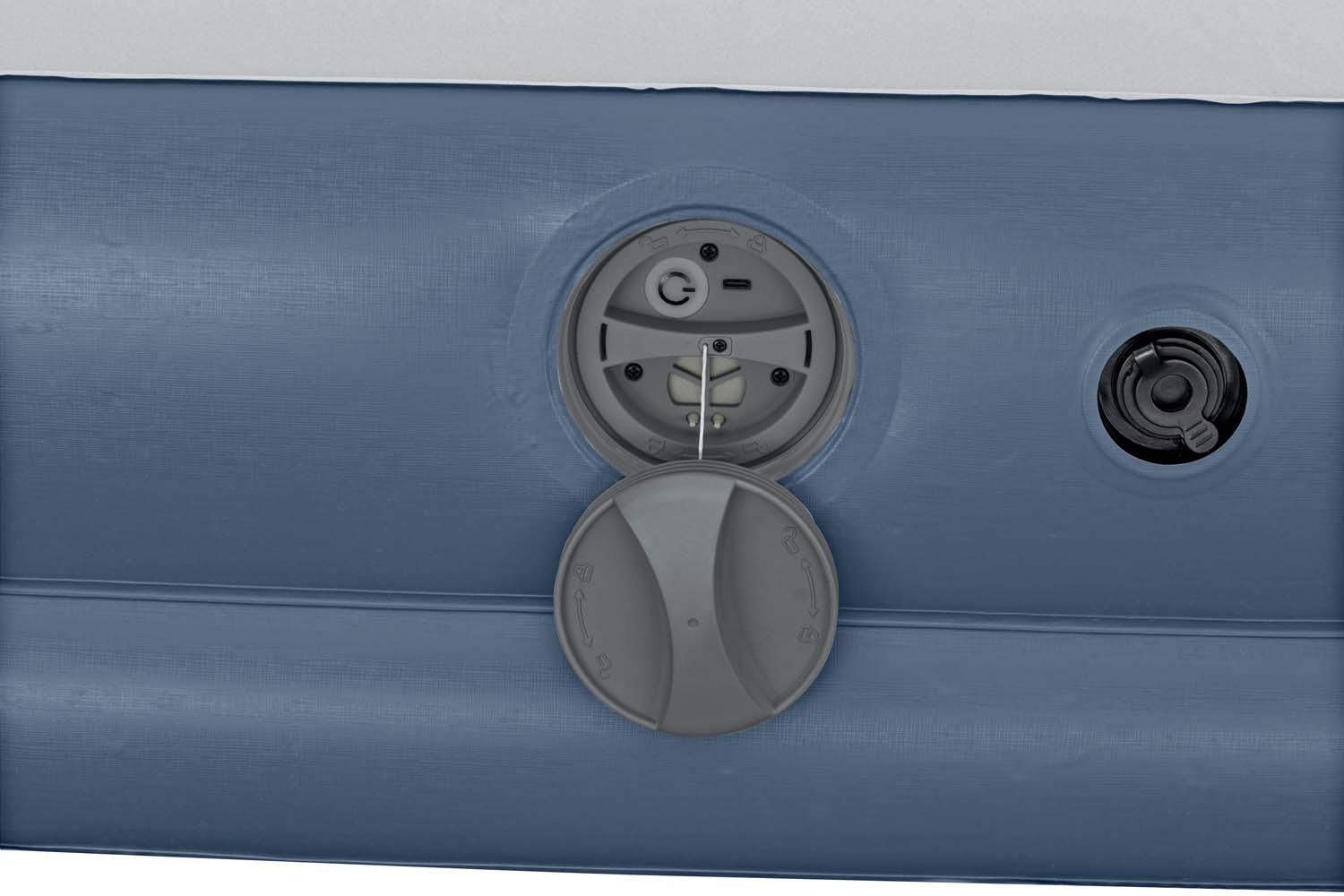 TriTech™ Doppelluftbett mit mobiler, akkubetriebener Elektropumpe 203 x 152 x 36 cm