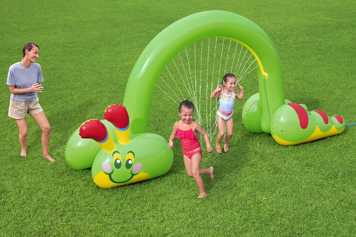 Jumbo Wassersprinkler Raupe 338 x 110 x 188 cm Jumbo Wassersprinkler Raupe 338 x 110 x 188 cm