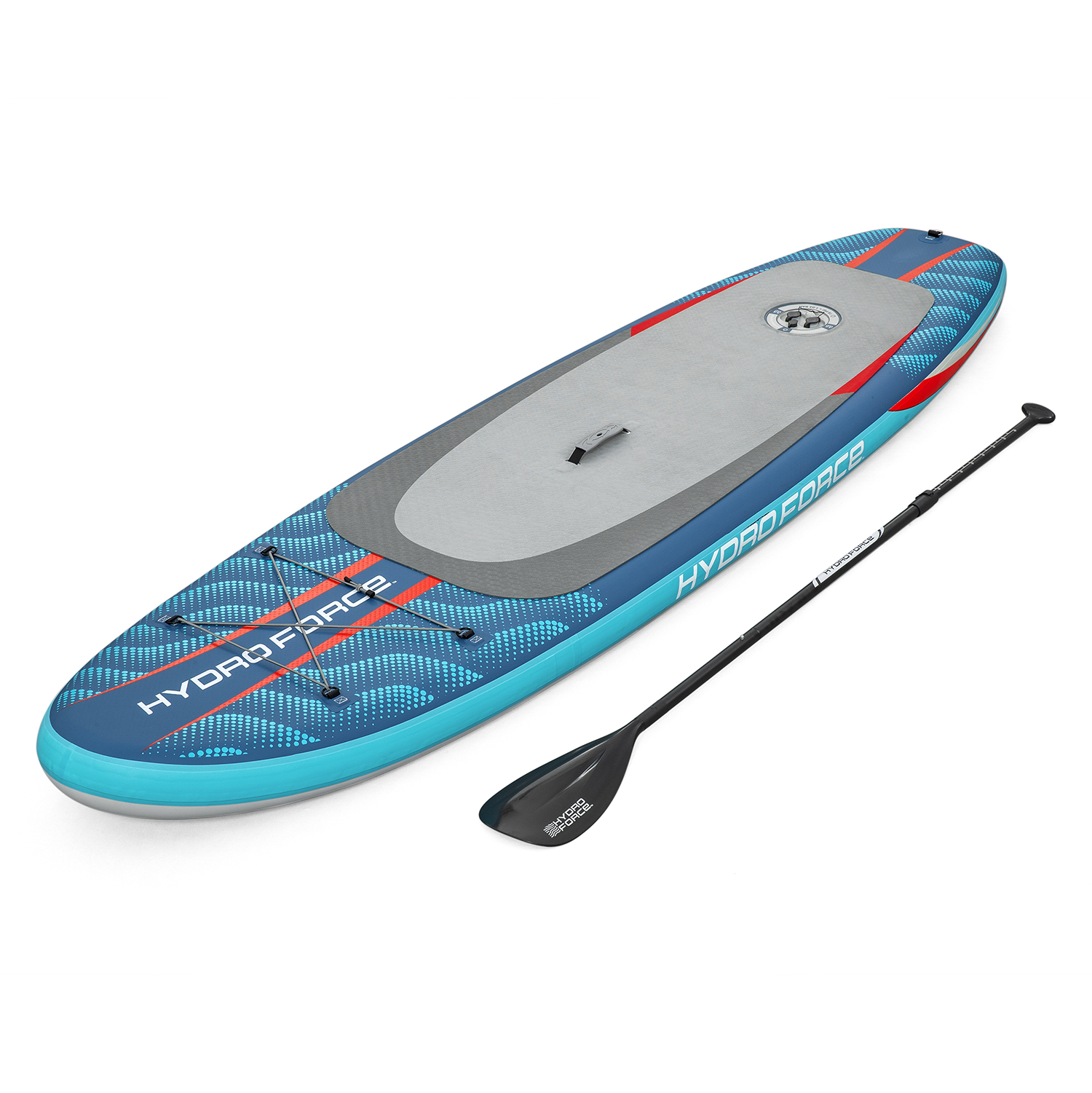 Hydro Force® SUP Allround Board-Set Oceana™ Compactair™ mit integrierter Elektropumpe 305 x 84 x 15 cm