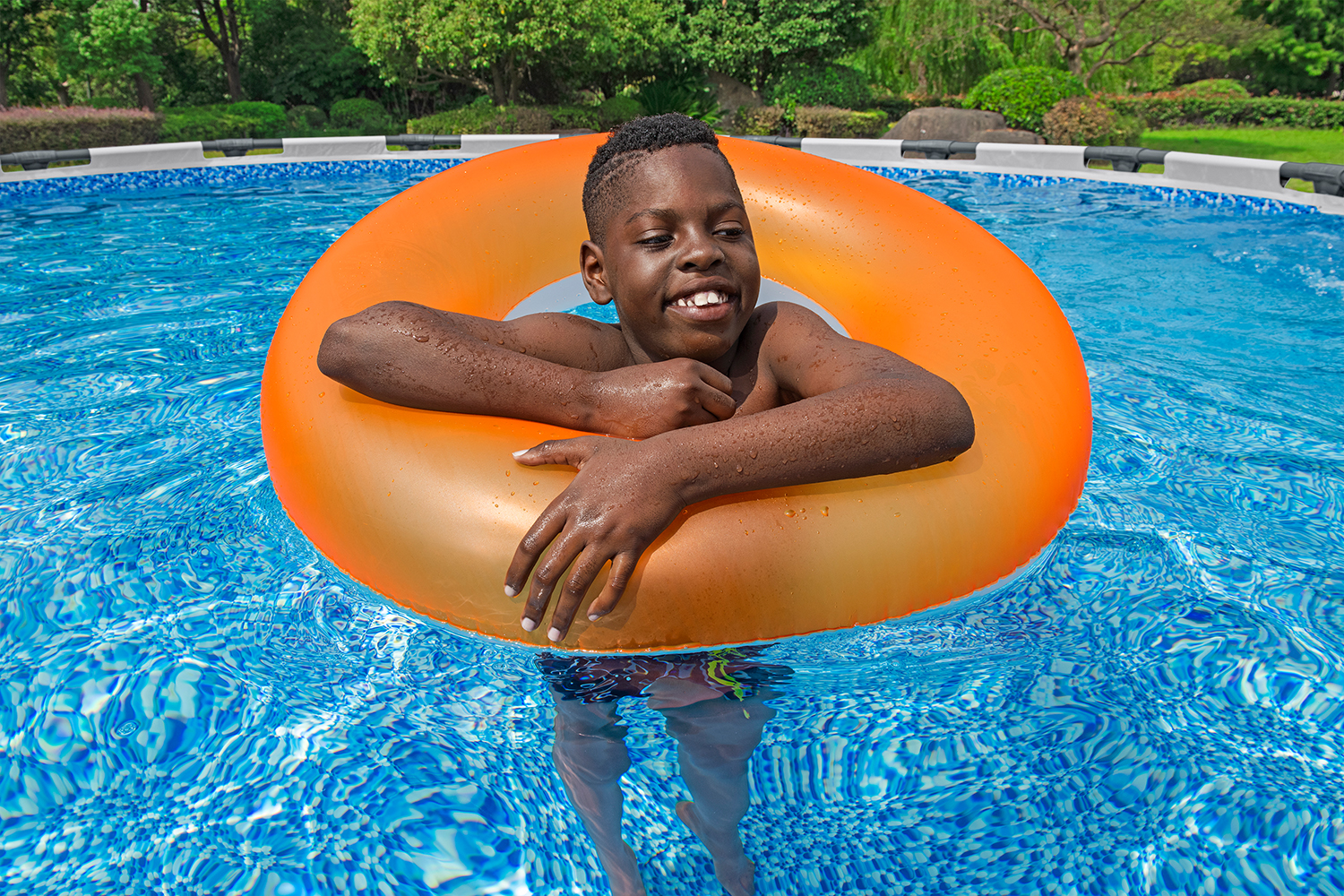 Steel Pro MAX™ Frame Pool Komplett-Set mit Filterpumpe Ø 488 x 122 cm , lichtgrau, rund