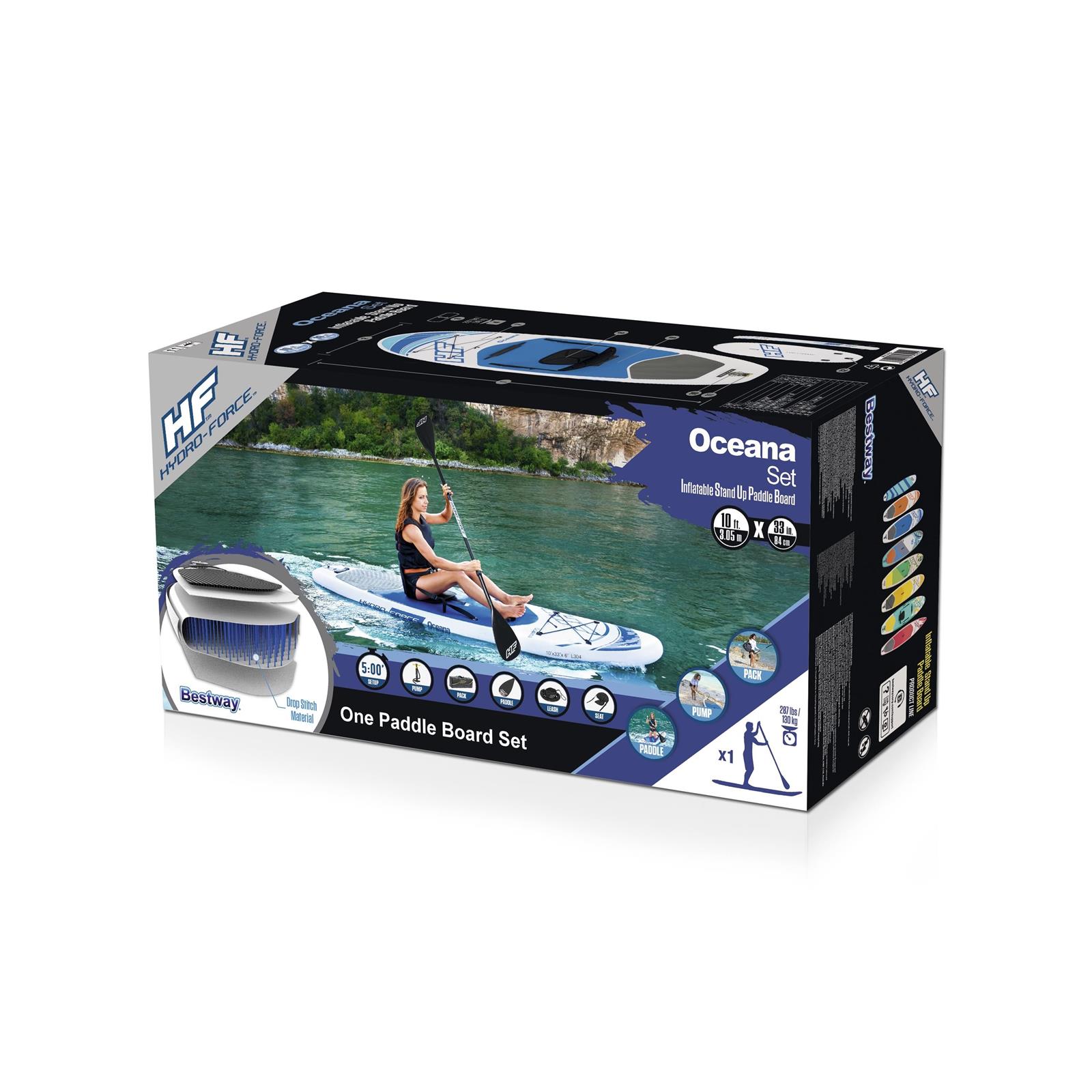 Hydro-Force™ 10' x 33" x 6"/3.05m x 84cm x 15cm Oceana Set