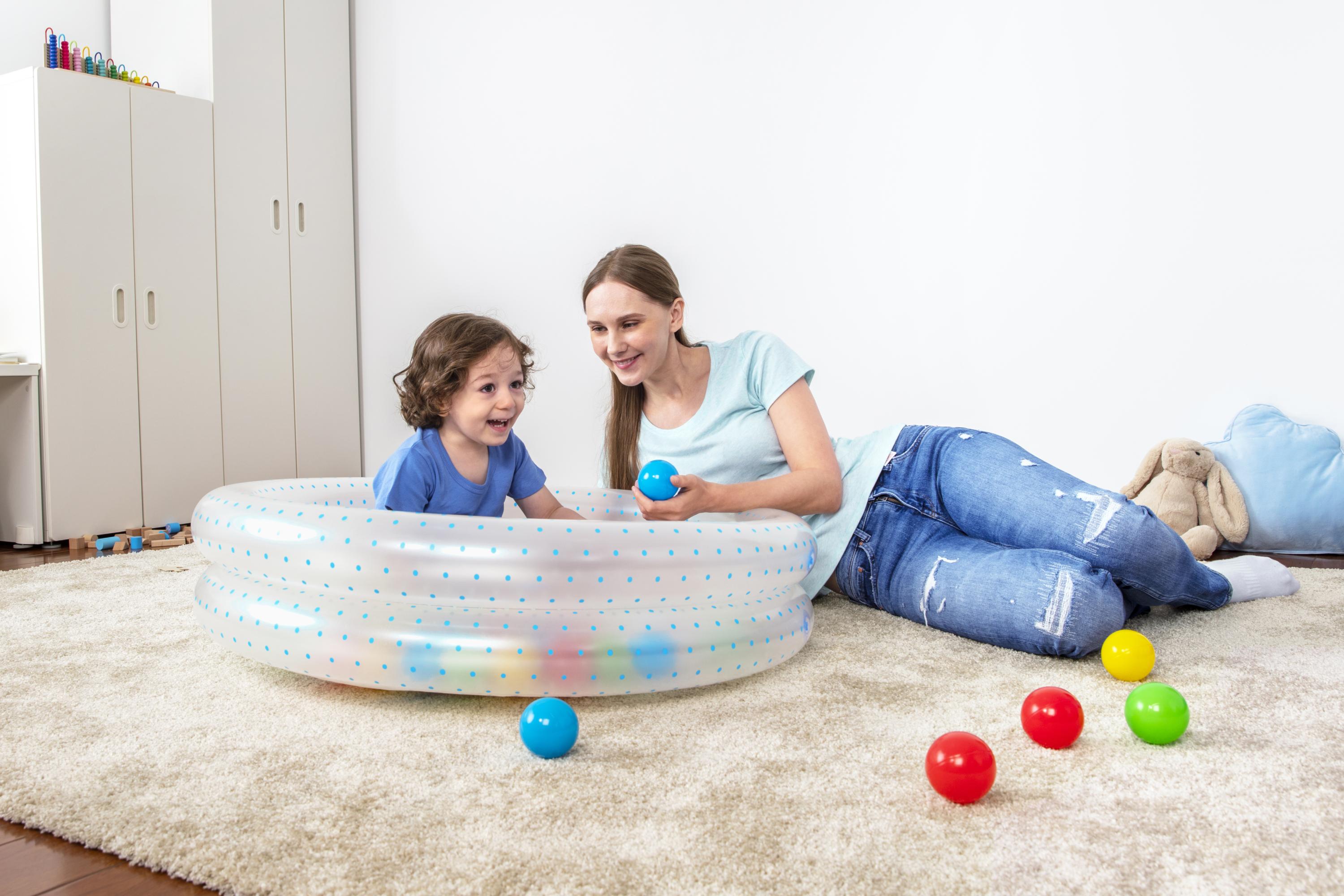 Up, In & Over™ ?36" x H8"/?91cm x H20cm 2-Ring Ball Pit Play Pool