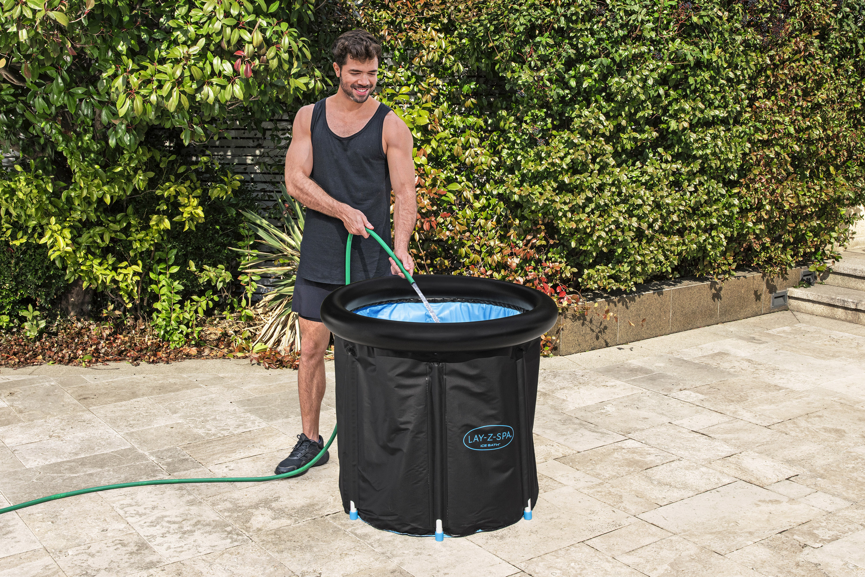 LAY-Z-SPA® Eisbad Glacial Zen™ mit Filterpumpe Ø 86 x 78 cm, rund