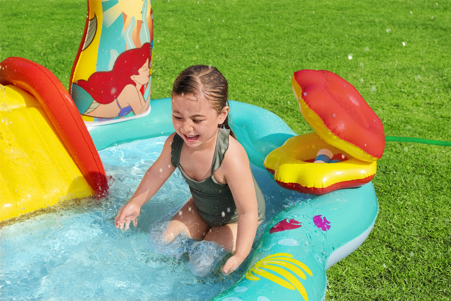 Wasserspielcenter Little Mermaid 221 x 193 x 117 cm