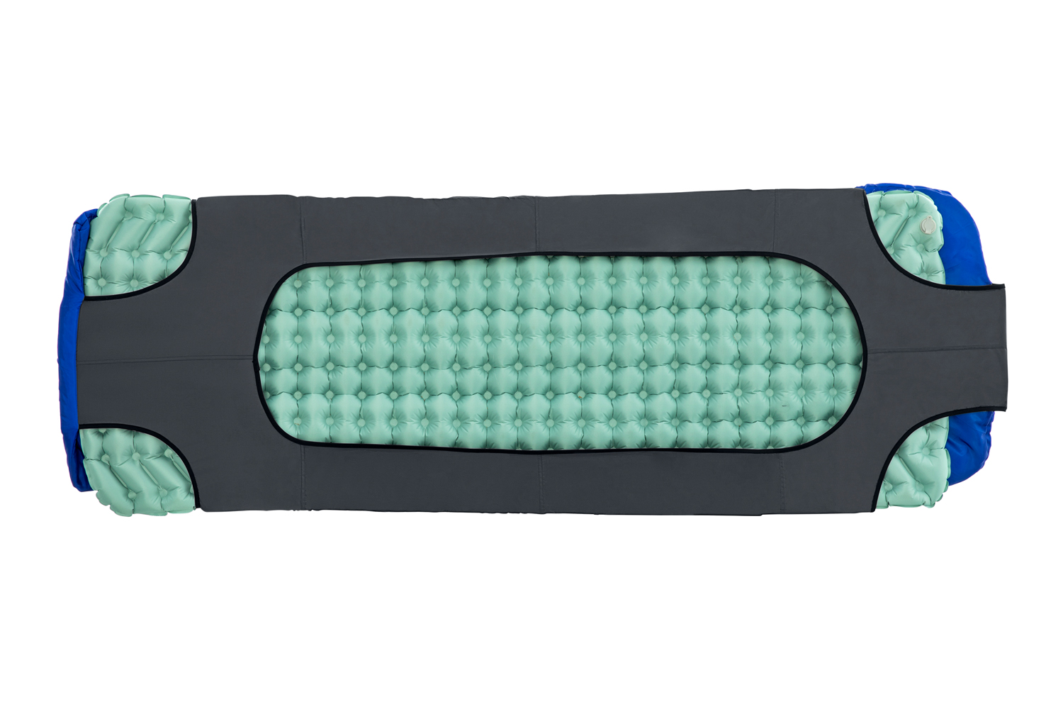 2-in-1-Schlafsack Wanderlite™ mit integrierbarer, aufblasbarer Isomatte 203 x 75 x 9 cm