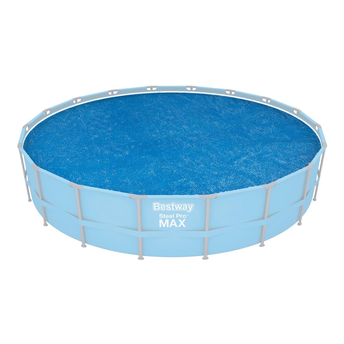 Flowclear™ PE-Solarabdeckplane Ø 527 cm, blau, rund