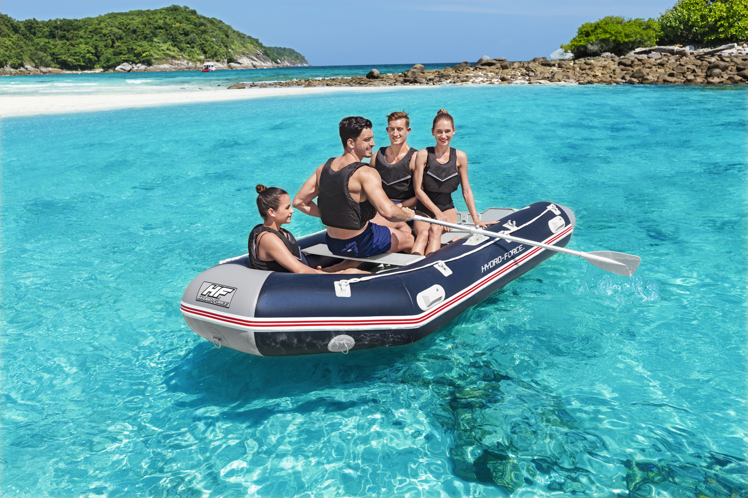 Hydro-Force™ Sportboot Komplett-Set Mirovia Pro™ 330 x 162 x 44 cm