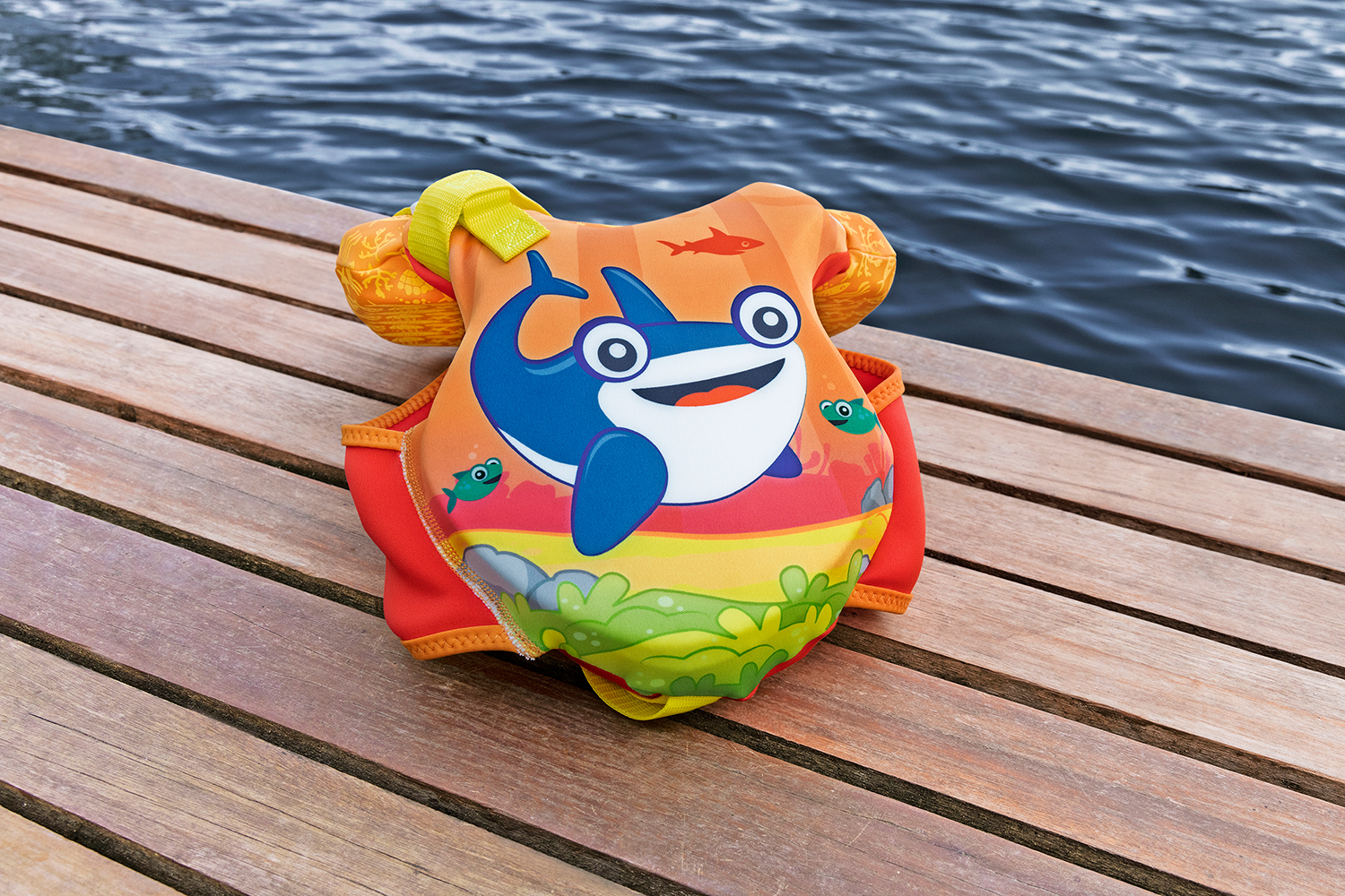 Puddle Jumper® Schwimmweste Kleiner Wal mit Textilbezug, 0-2 Jahre