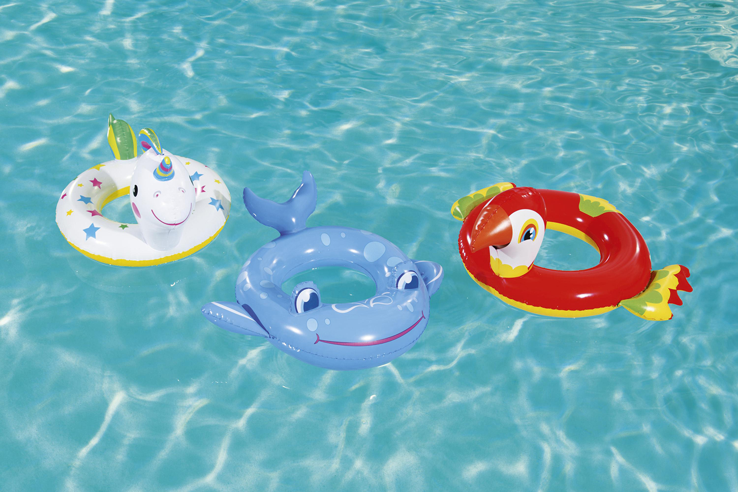 Bestway® Animal Shaped Swim Rings Bestway® Animal Shaped Swim Rings
