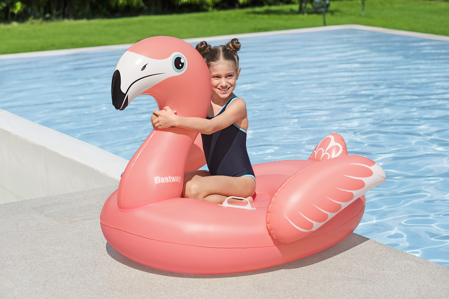 Schwimmtier Flamingo 128 x 110 x 87 cm