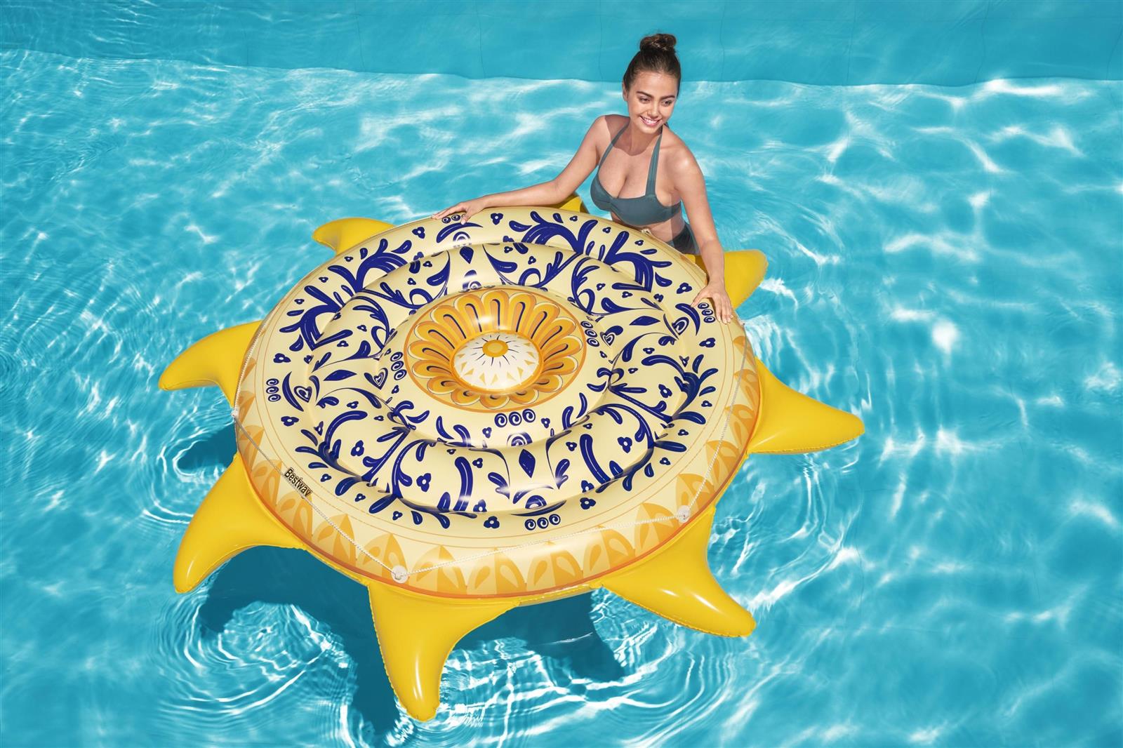Badeinsel Mediterrane Sonne Ø 226 cm