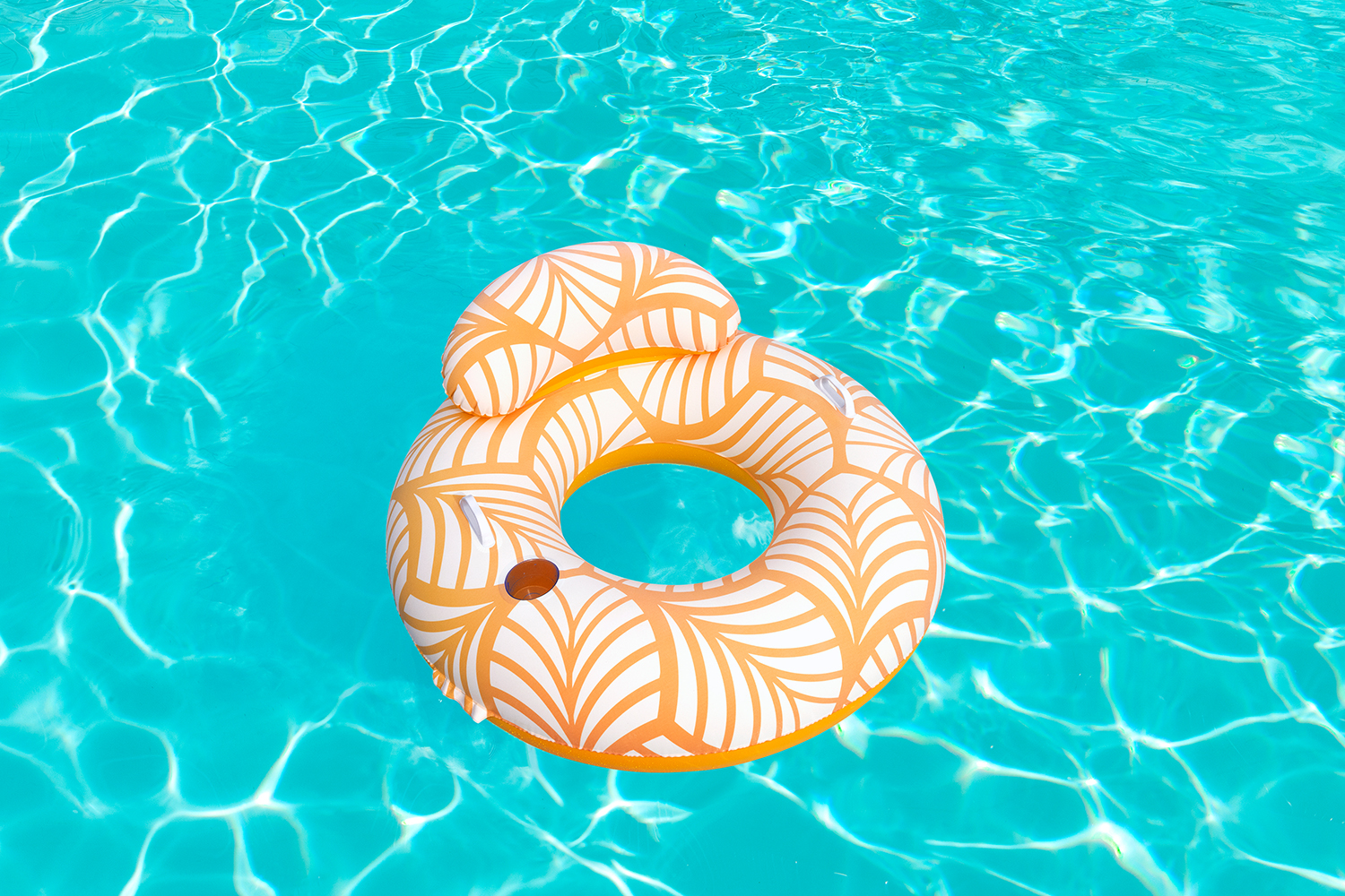 Comfort Plush™ Schwimmring mit Kopfstütze 118 x 117 cm Comfort Plush™ Schwimmring mit Kopfstütze 118 x 117 cm