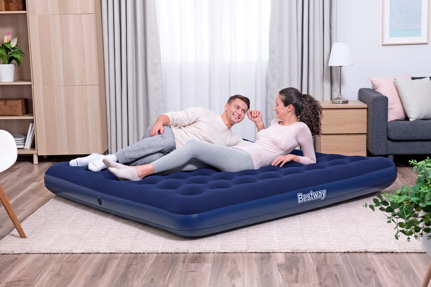 Doppelluftbett 203 x 183 x 22 cm