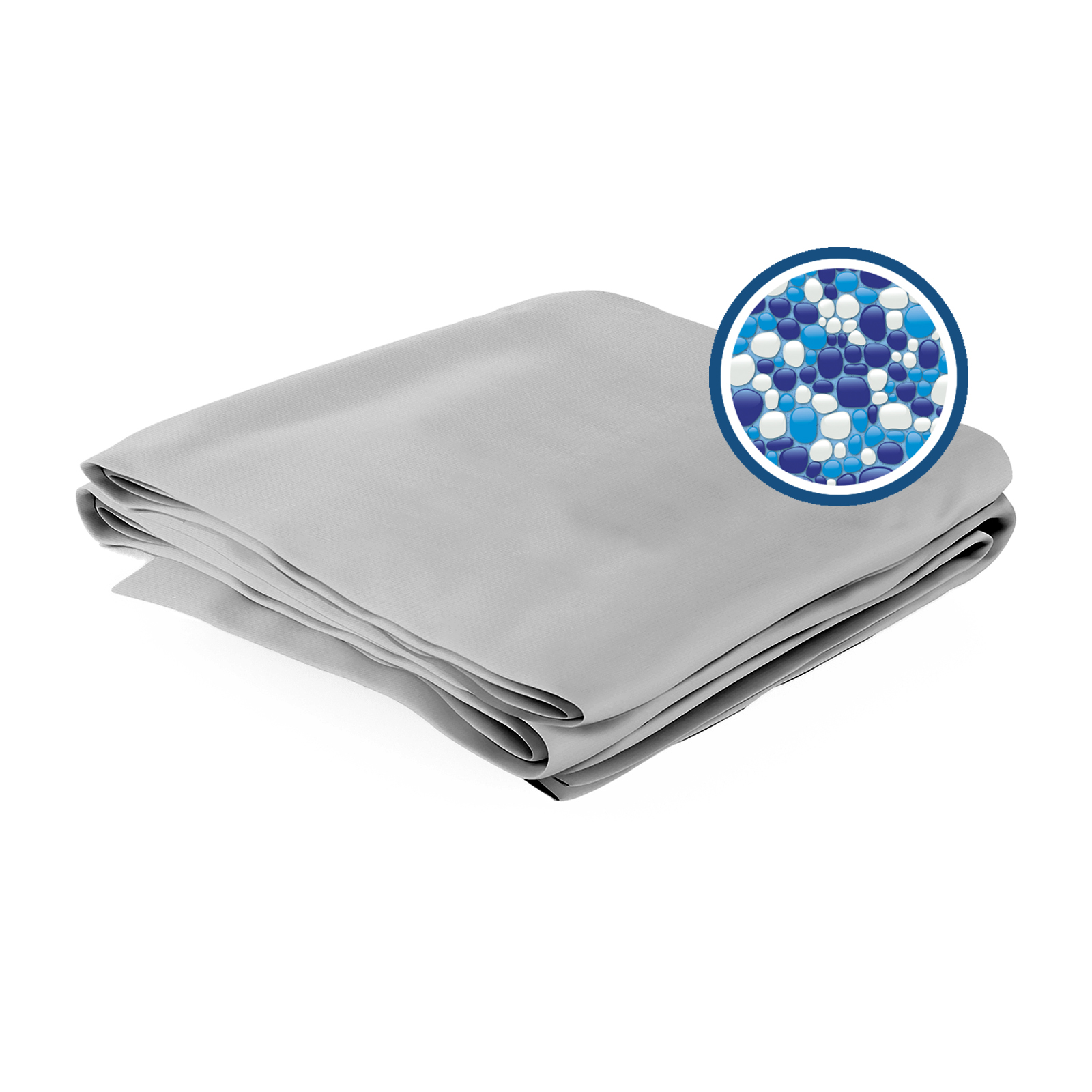 Bestway® Spare Part Pool liner (grey / stone printing) for Hydrium™ steel wall pool Ø 490 x 130 cm Bestway® Spare Part Pool liner (granitgrey) for Hydrium™ Stahlwandpool 550x360x130 cm, oval