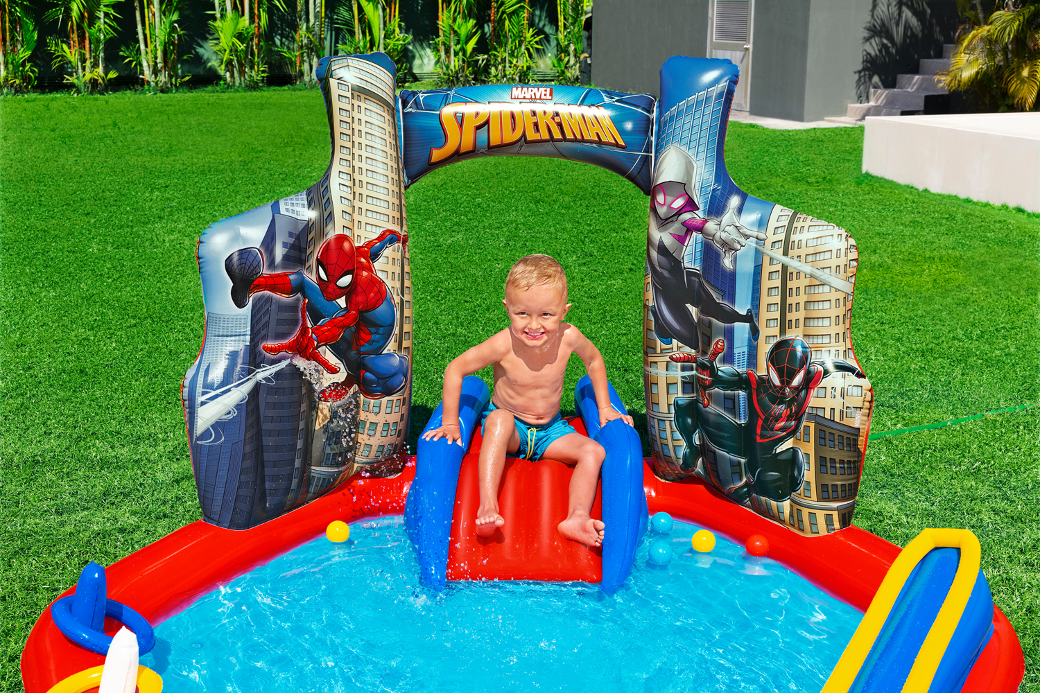 Spider-Man™ Wasserspielcenter 211 x 206 x 127 cm
