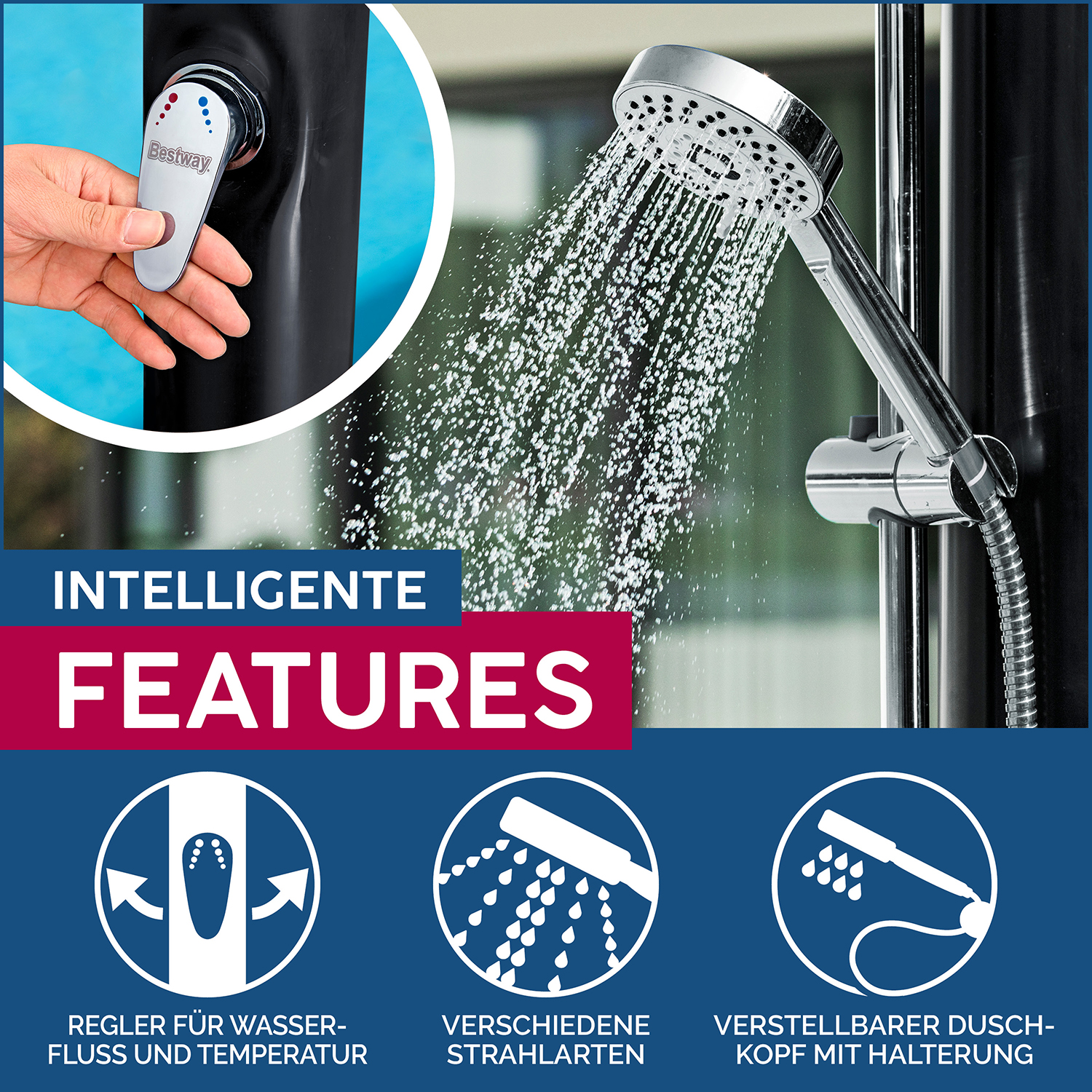 Gartendusche Solarflow™ 20 Liter Gartendusche Solarflow™ 20 Liter